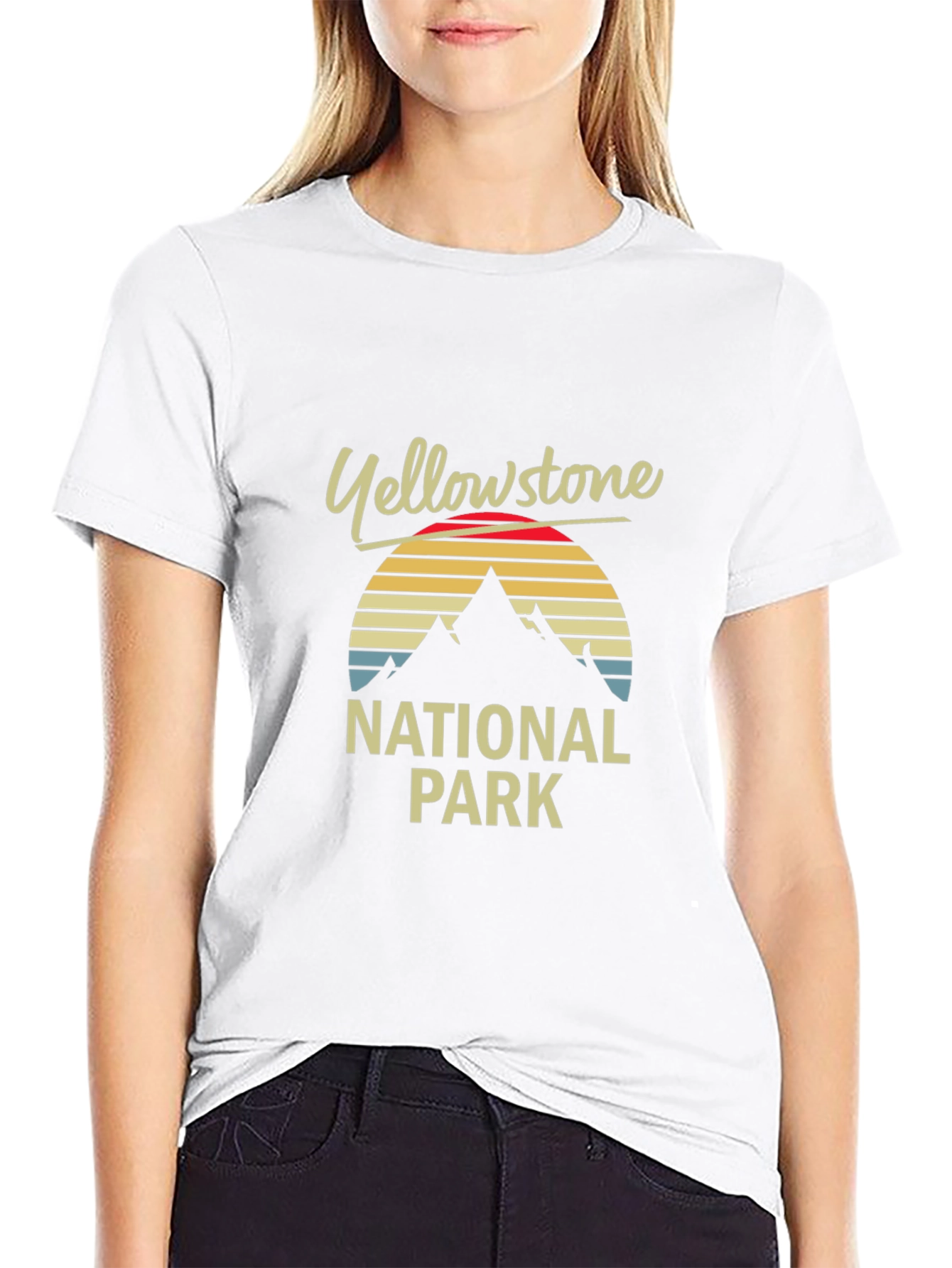 Yellowstone National Park Retro Graphic Tee