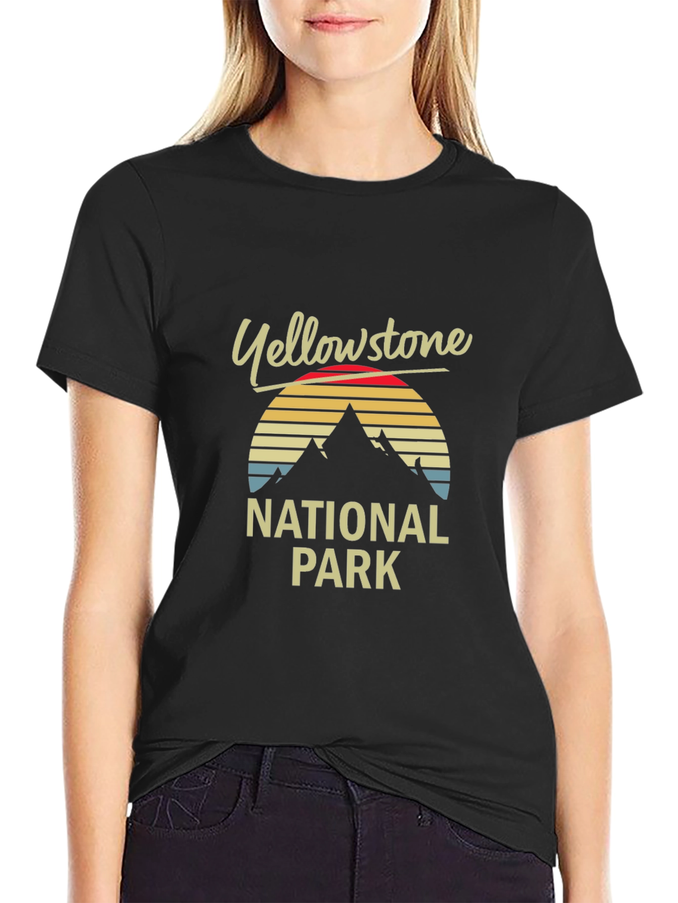 Yellowstone National Park Retro Graphic Tee