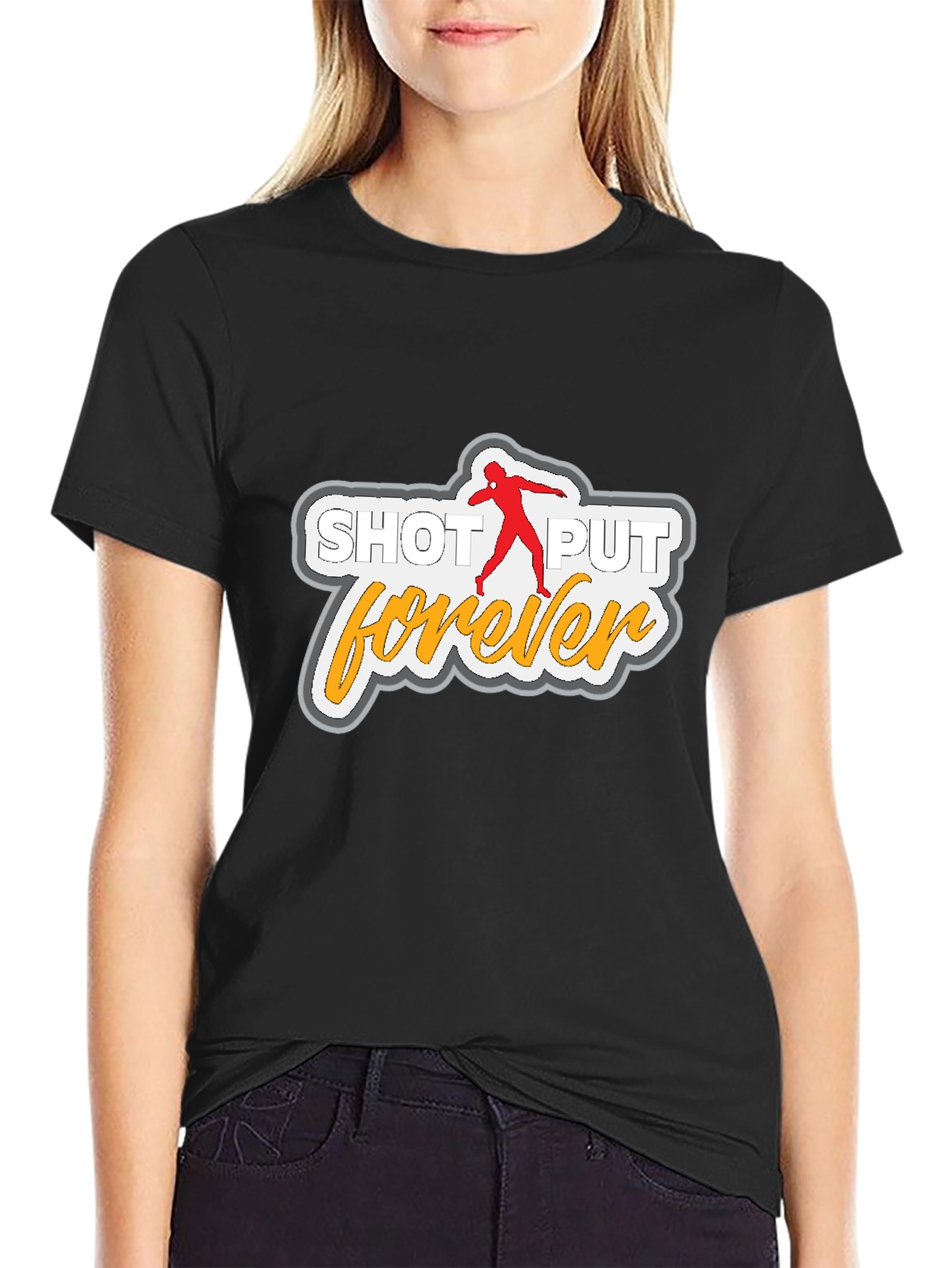 Shot Put Forever T-Shirt Black