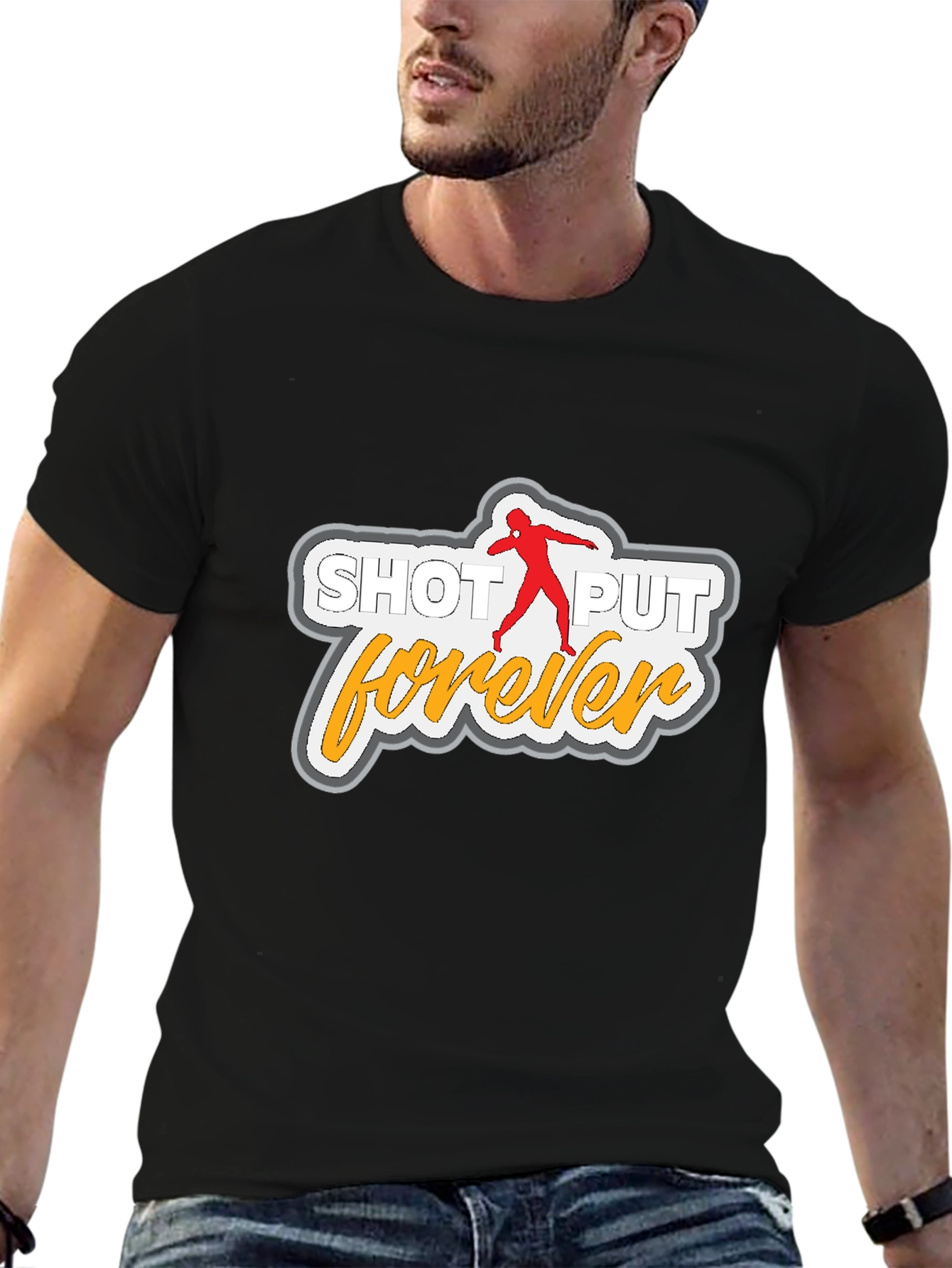 Shot Put Forever T-Shirt Black