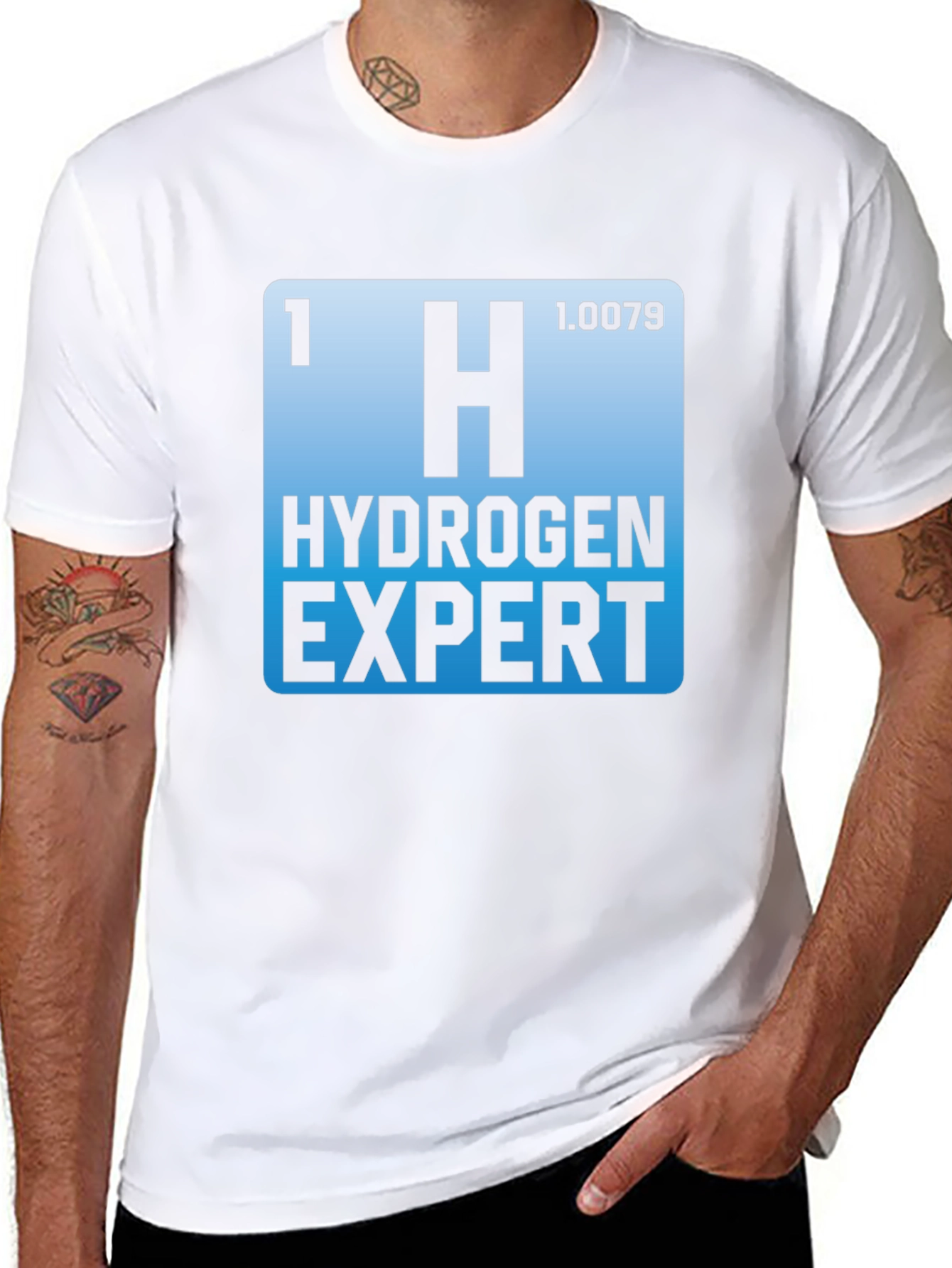 Hydrogen Expert Graphic T-Shirt - Science Tee
