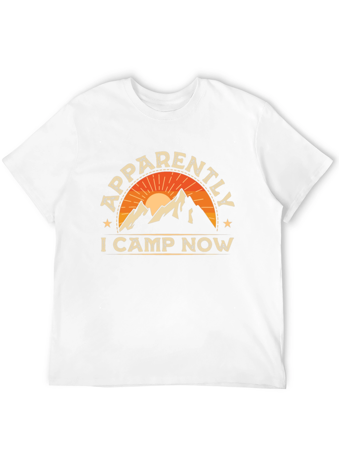 Apparently I Camp Now Graphic Tee