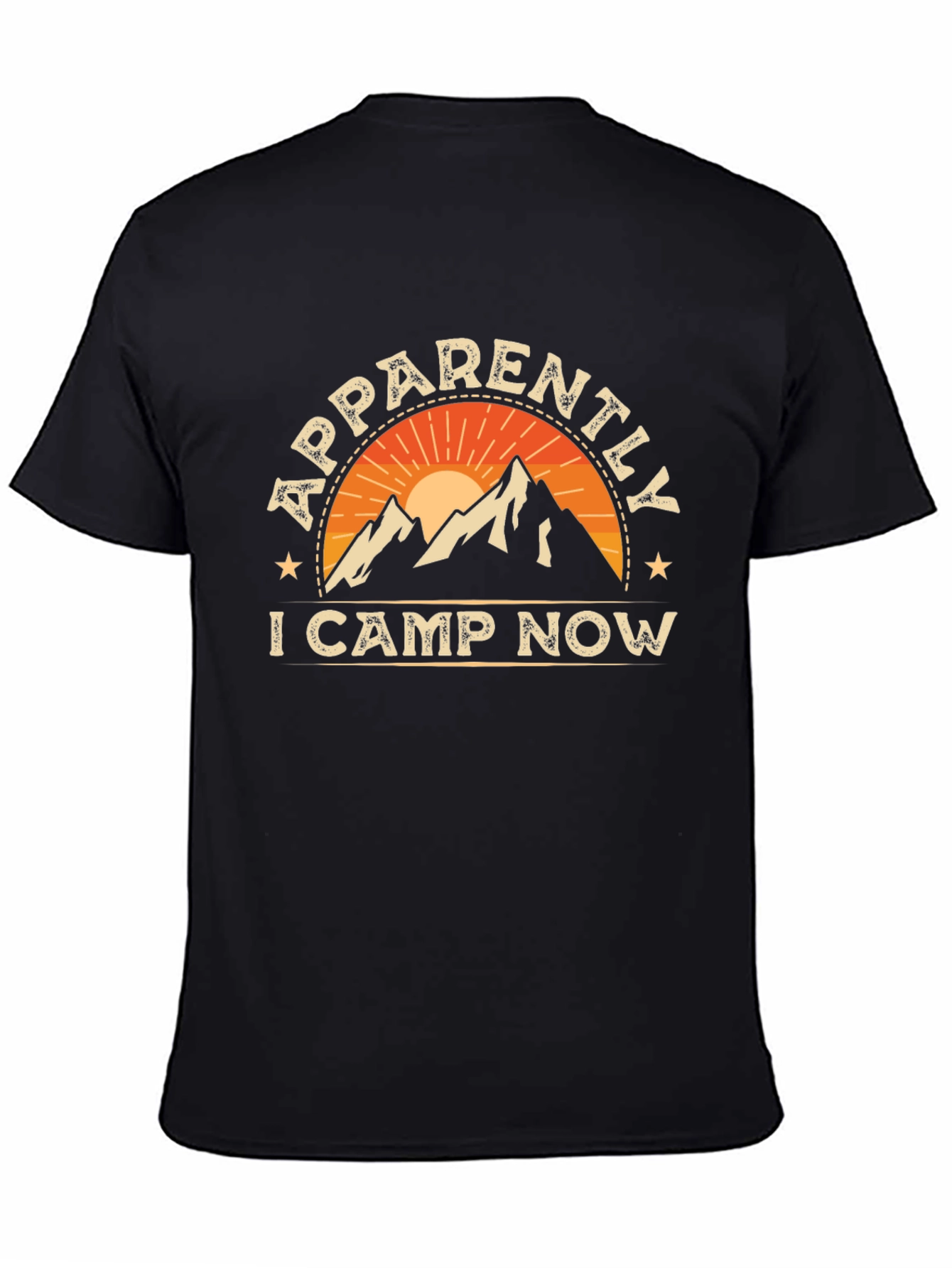 Apparently I Camp Now Graphic Tee