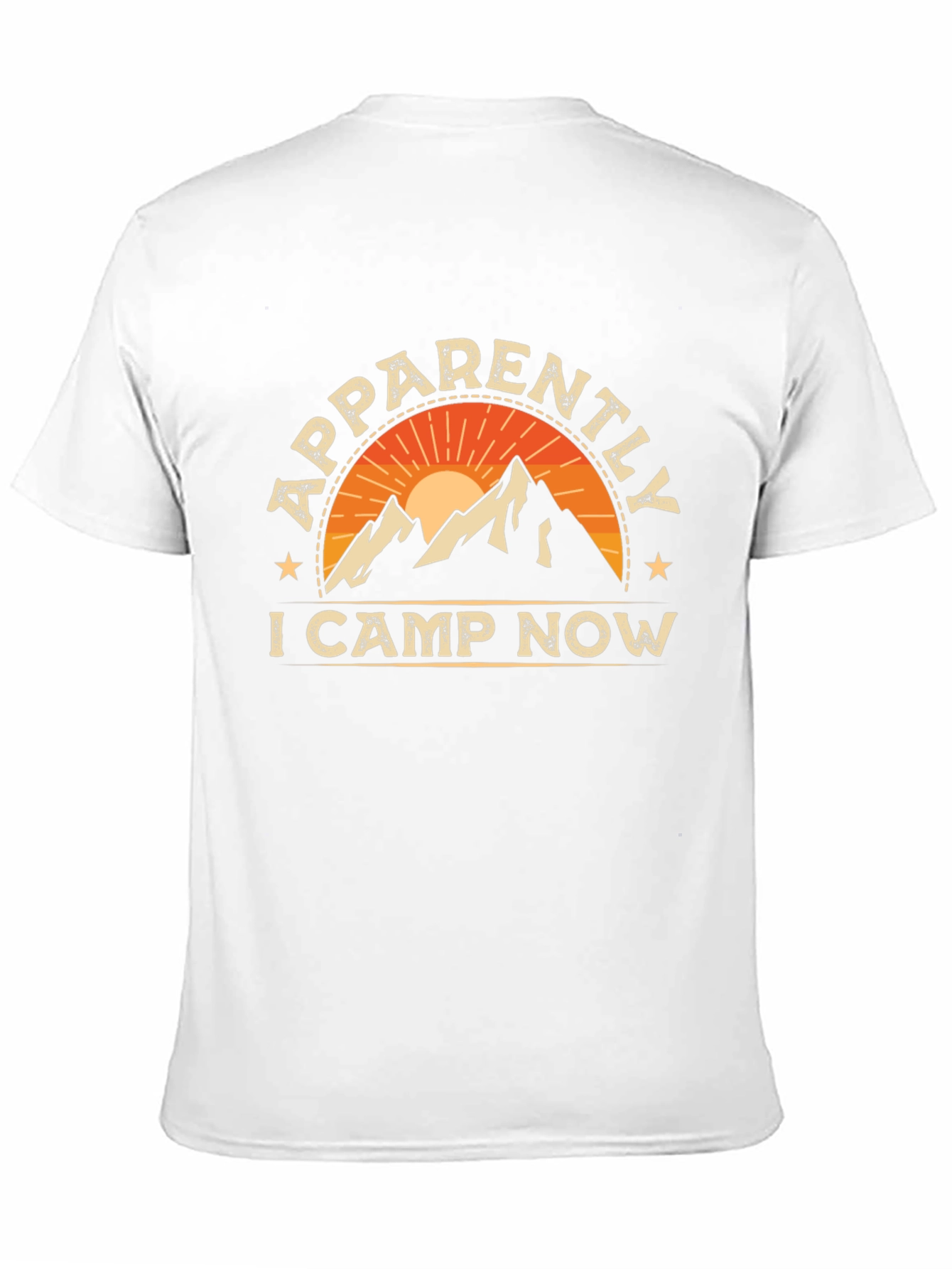 Apparently I Camp Now Graphic Tee