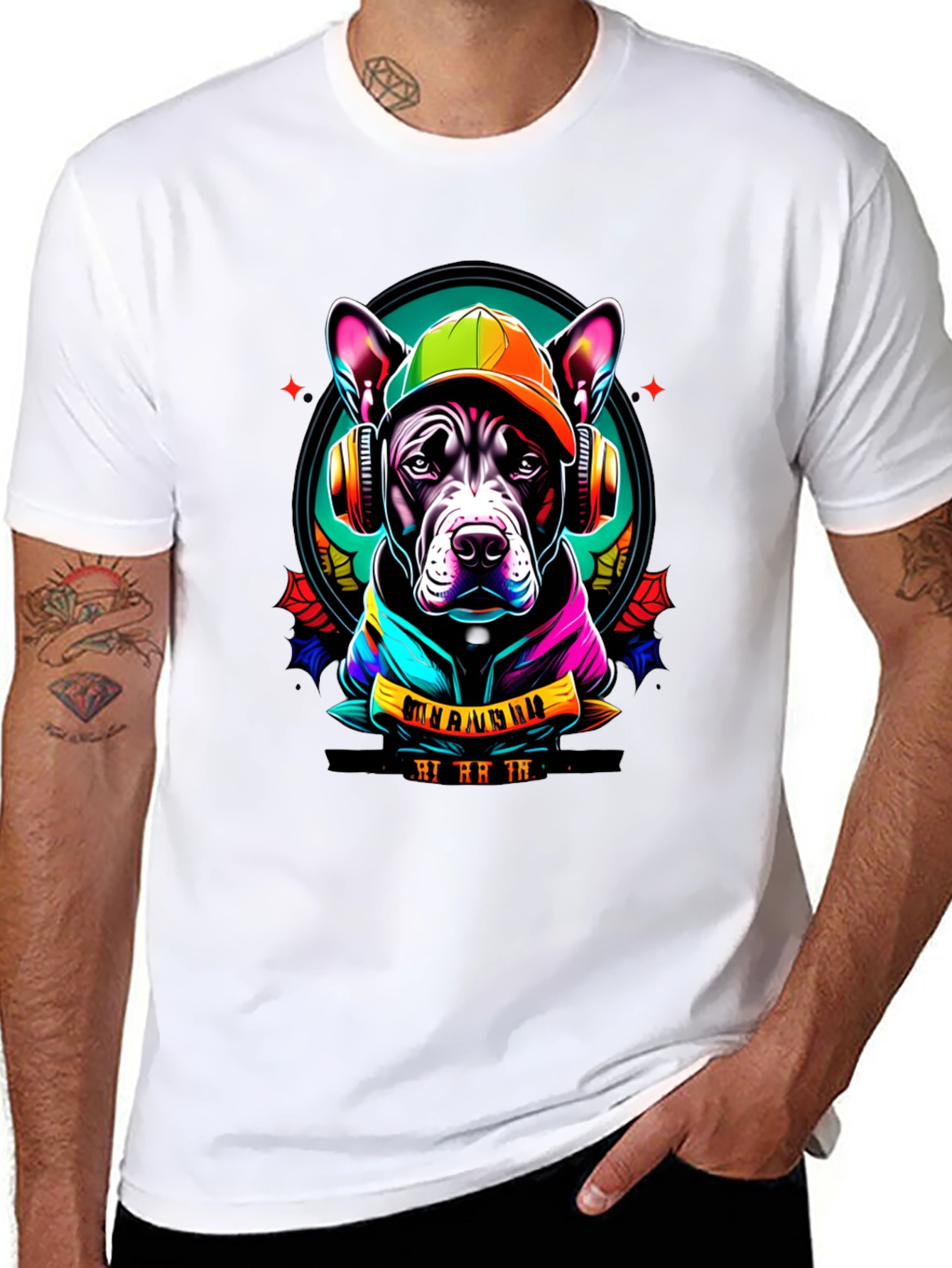 Cool Dog Graphic T-Shirt - Streetwear Style