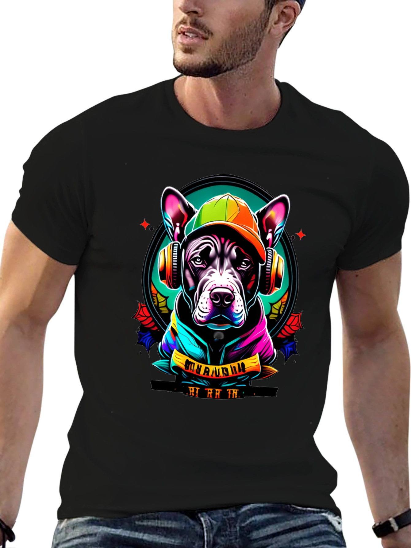 Cool Dog Graphic T-Shirt - Streetwear Style
