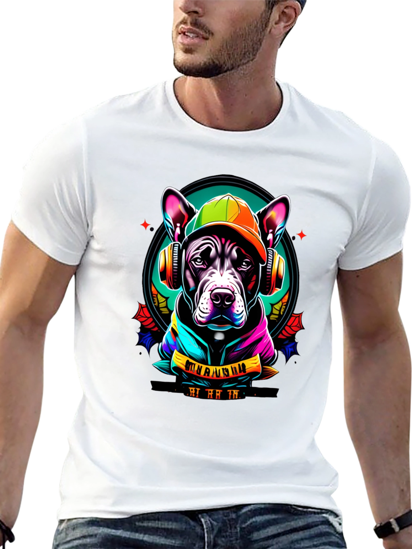 Cool Dog Graphic T-Shirt - Streetwear Style