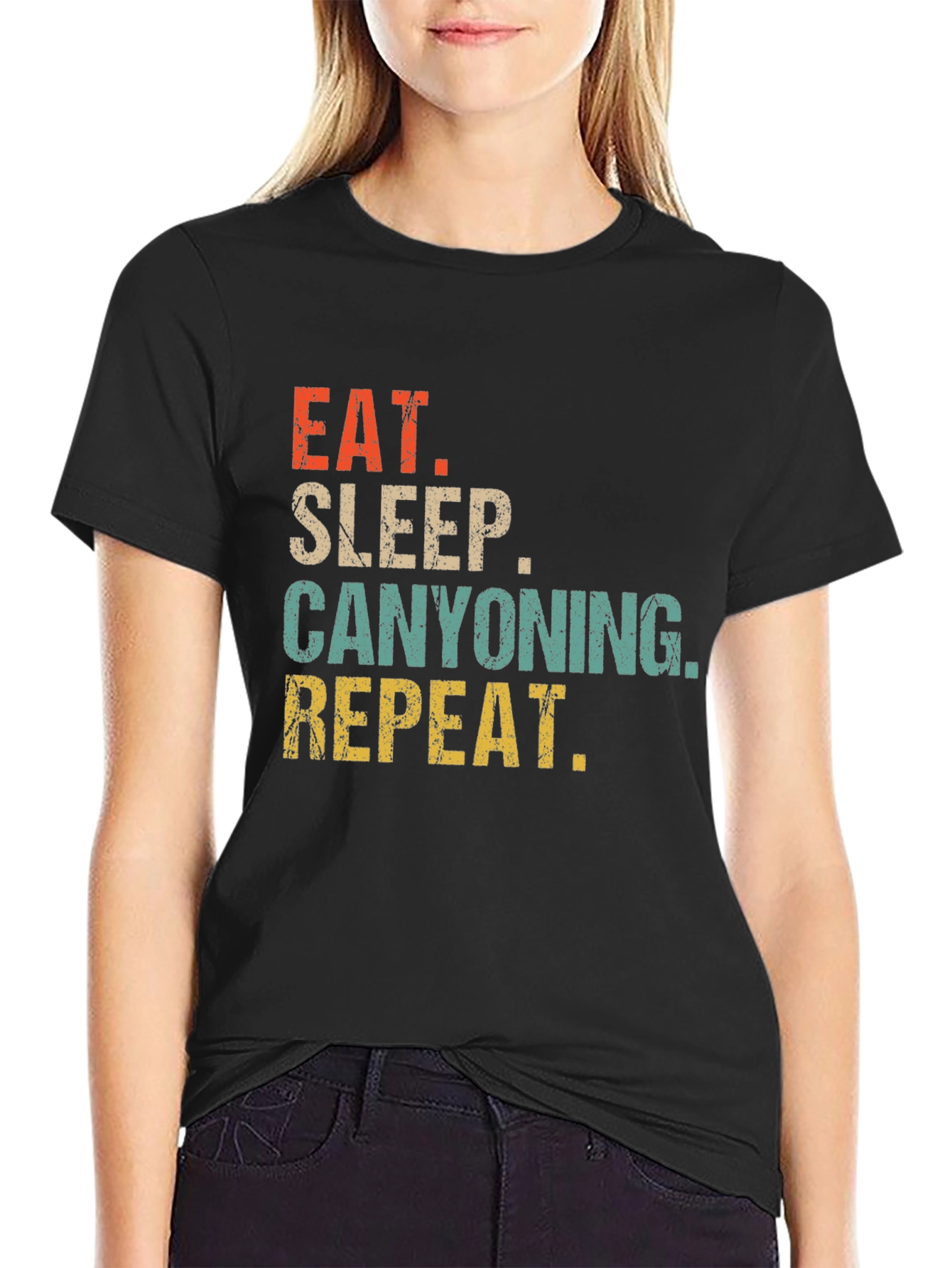 Eat Sleep Canyoning Repeat T-Shirt