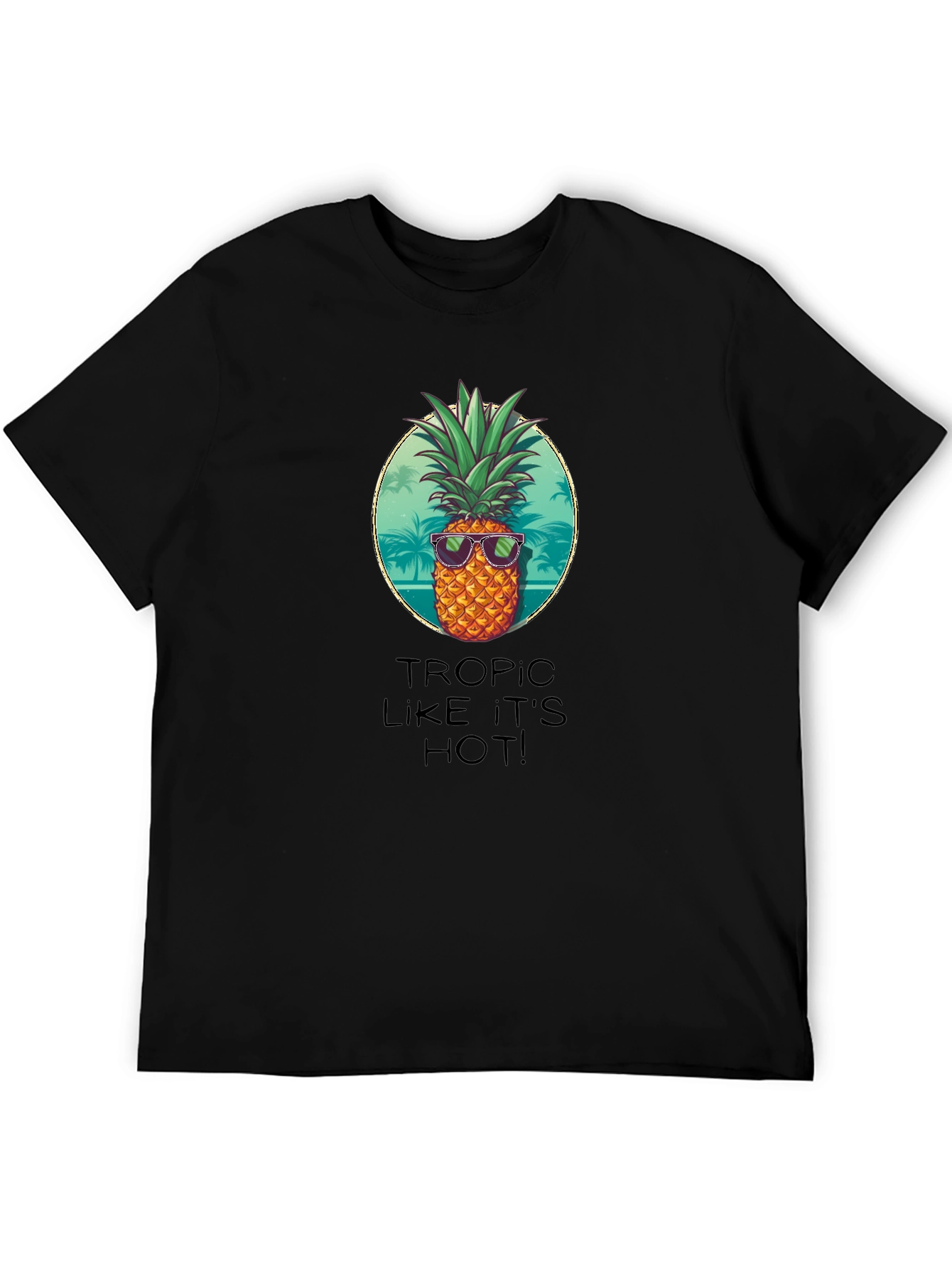 Tropic Like Its Hot Pineapple Graphic Tee