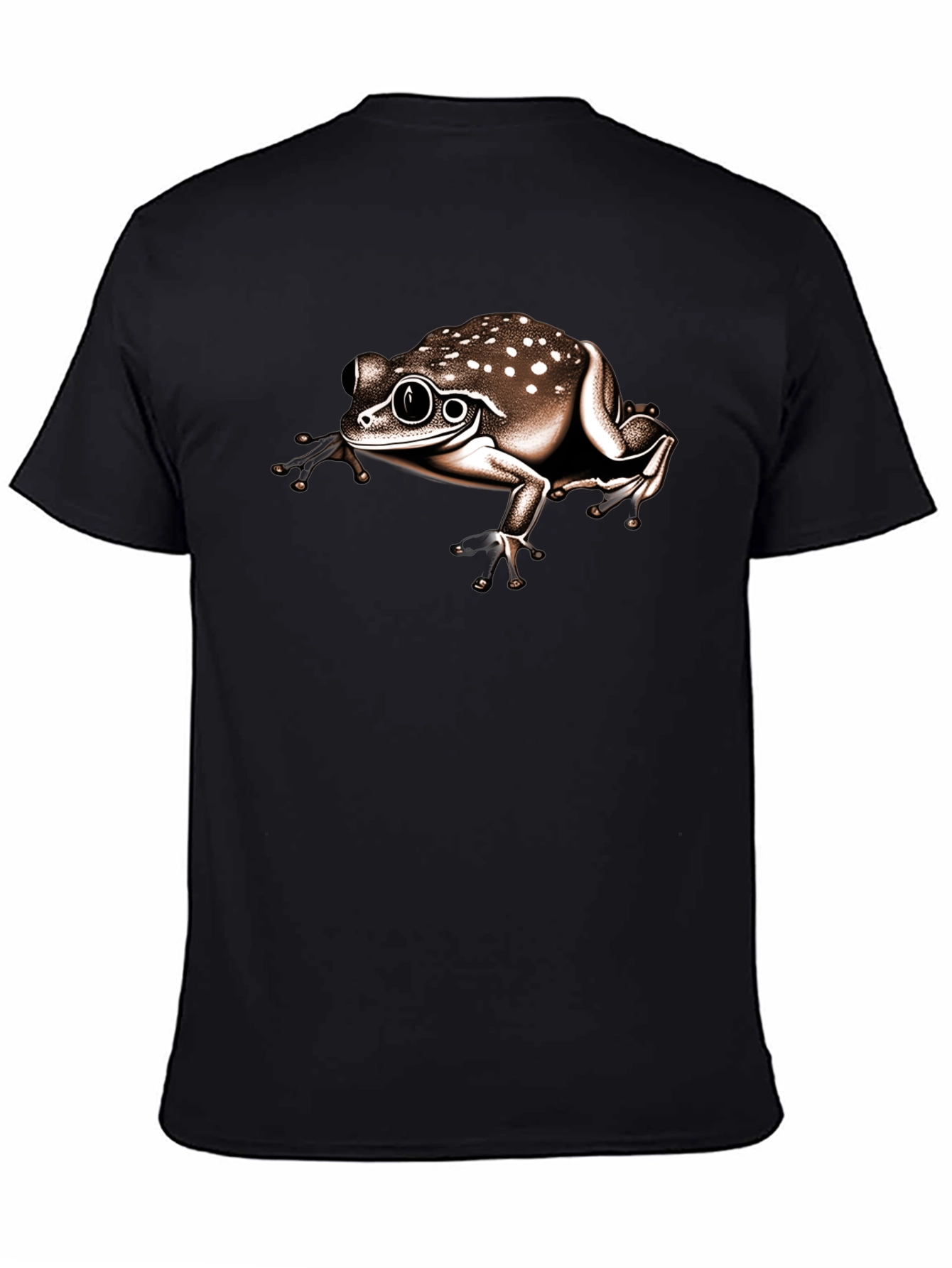 Frog Graphic Tee - Stylish Mens Black T-Shirt