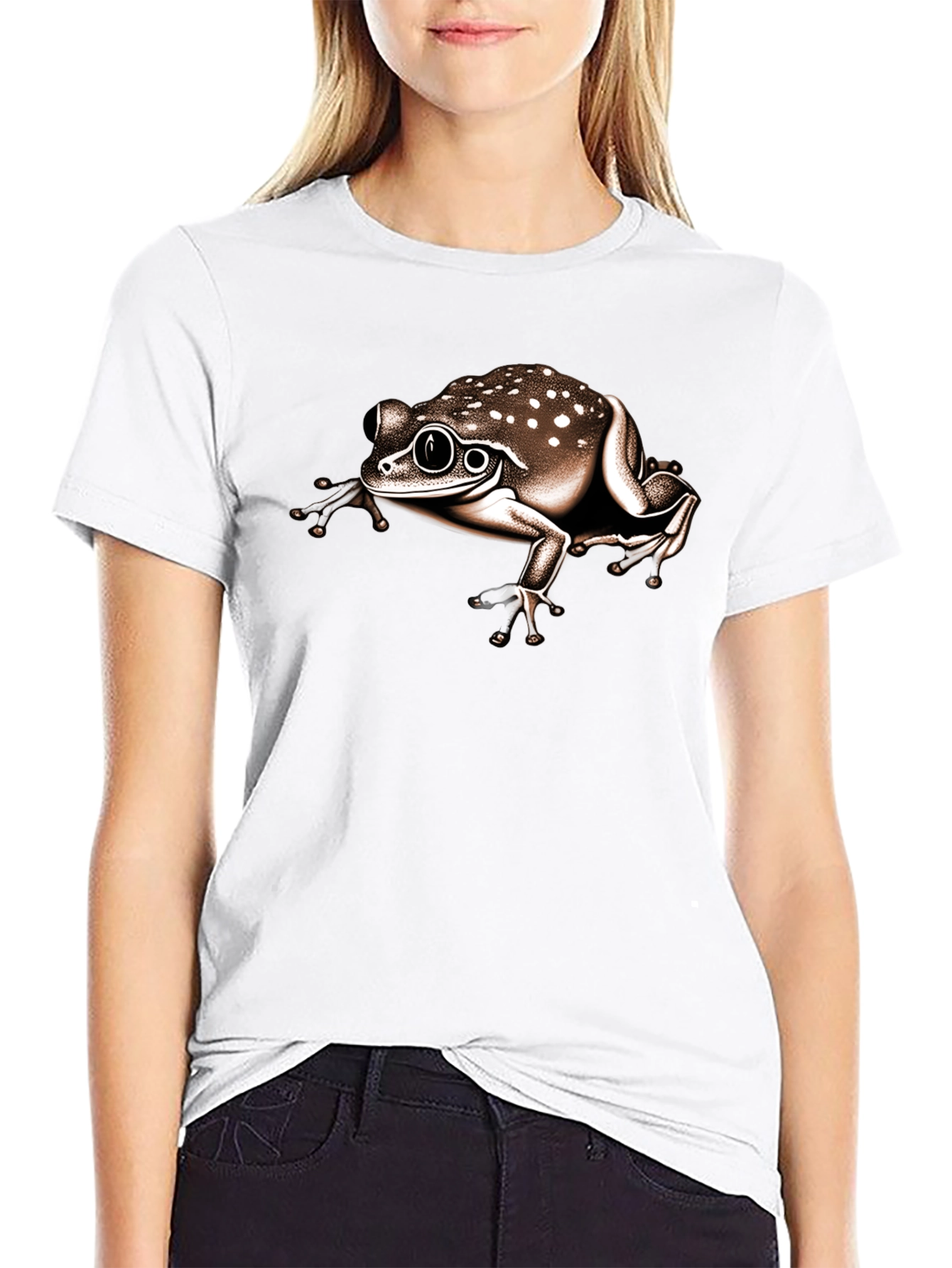 Frog Graphic Tee - Stylish Mens Black T-Shirt