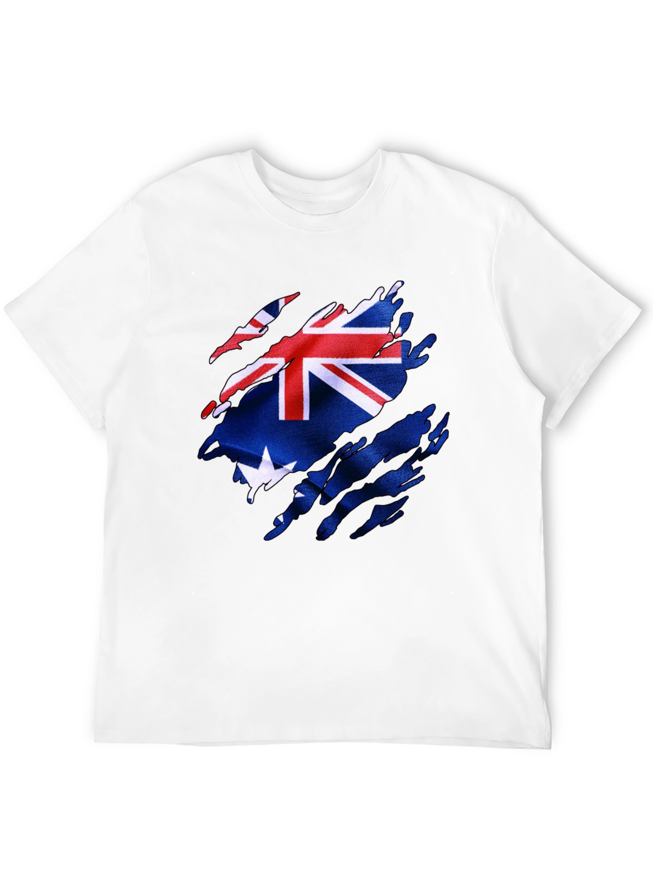 Distressed Australian Flag Graphic Tee