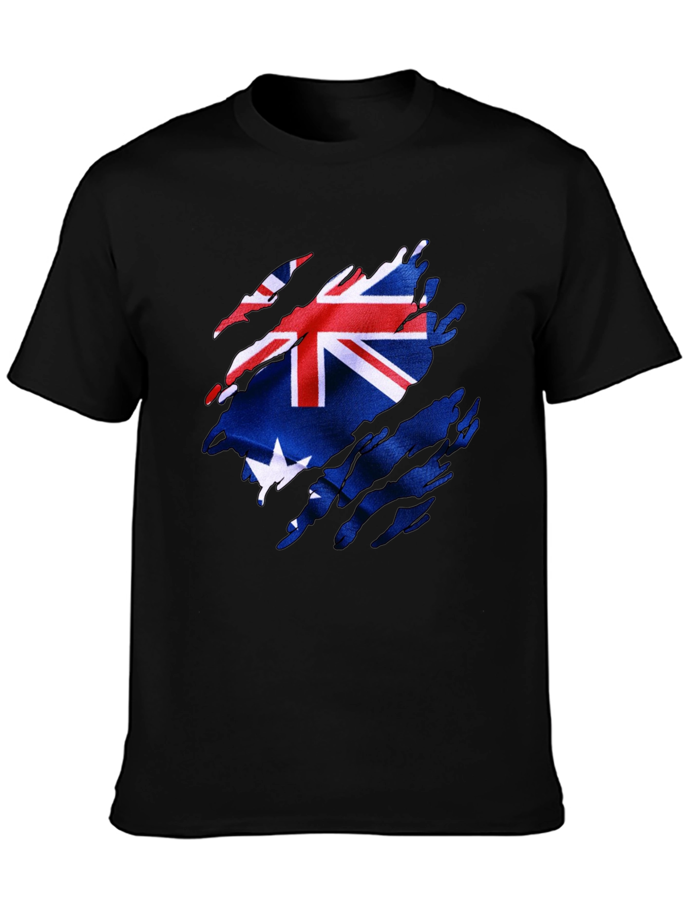 Distressed Australian Flag Graphic Tee
