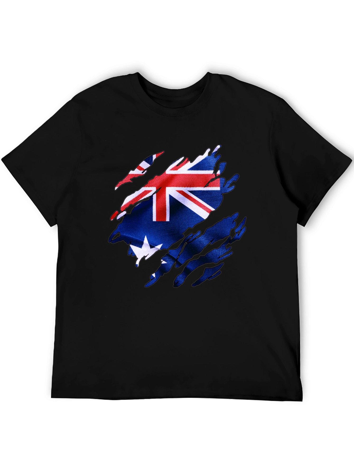 Distressed Australian Flag Graphic Tee