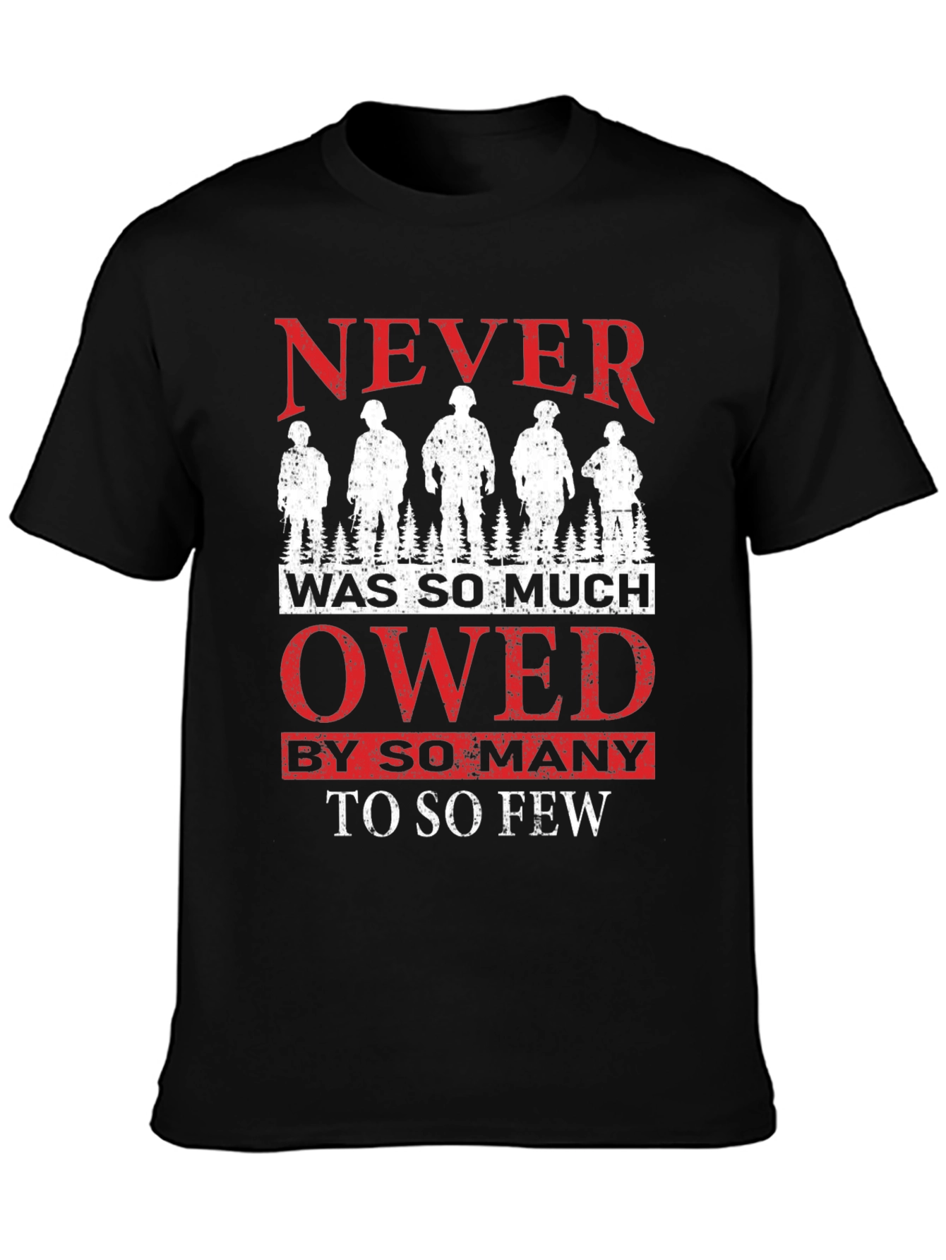 Never Was So Much Owed Mens Graphic Tee