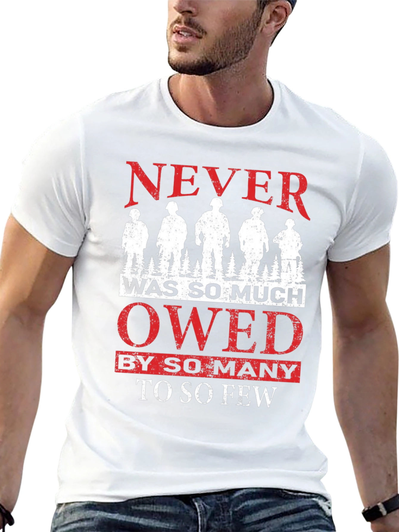 Never Was So Much Owed Mens Graphic Tee