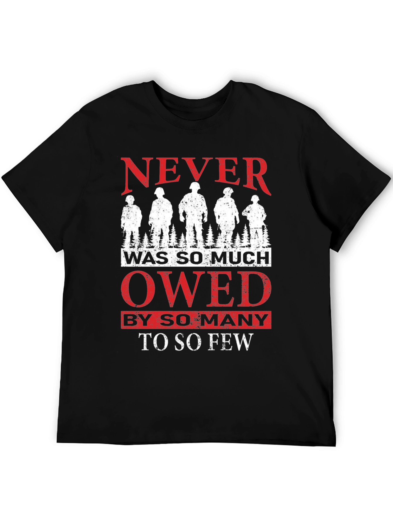 Never Was So Much Owed Mens Graphic Tee