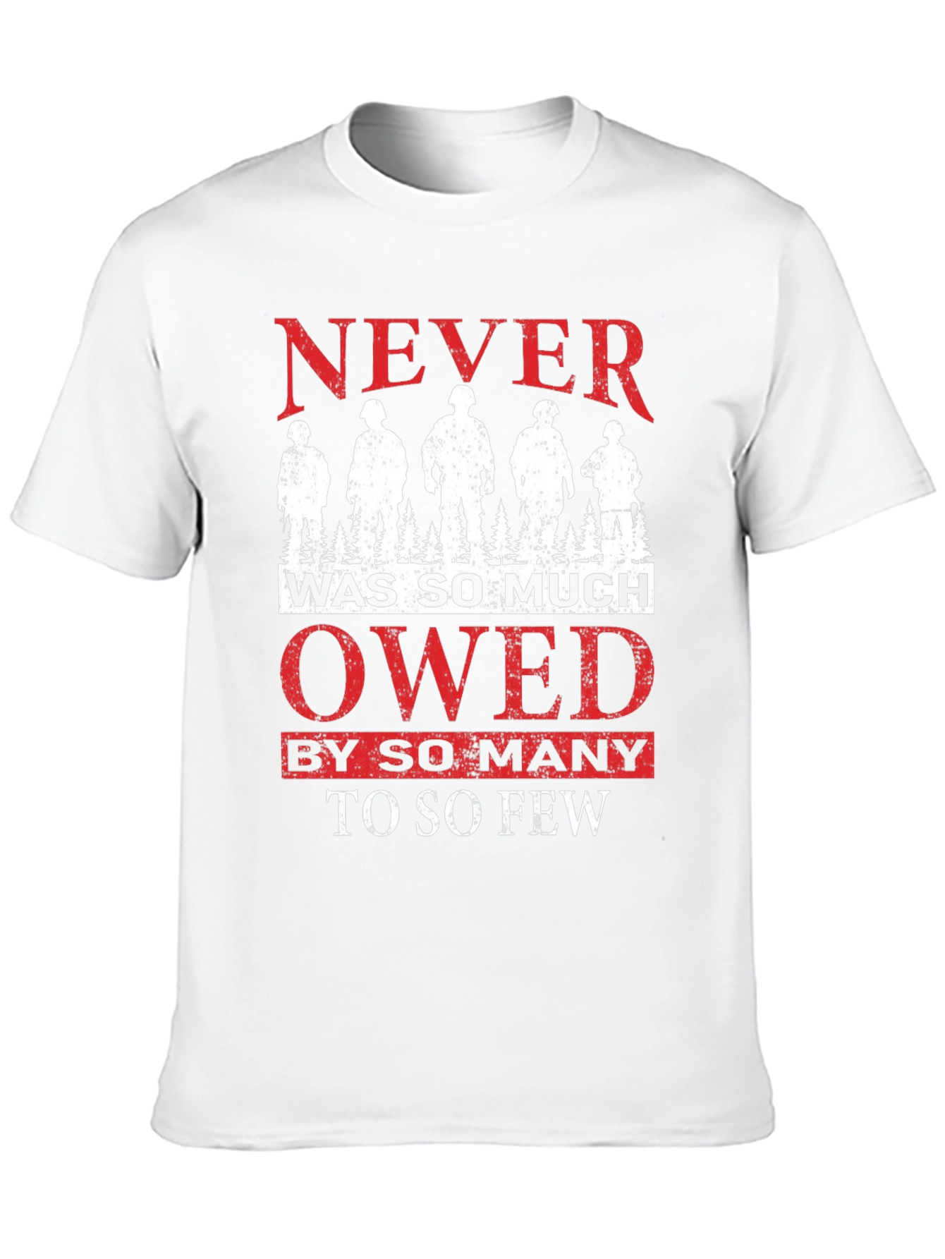 Never Was So Much Owed Mens Graphic Tee