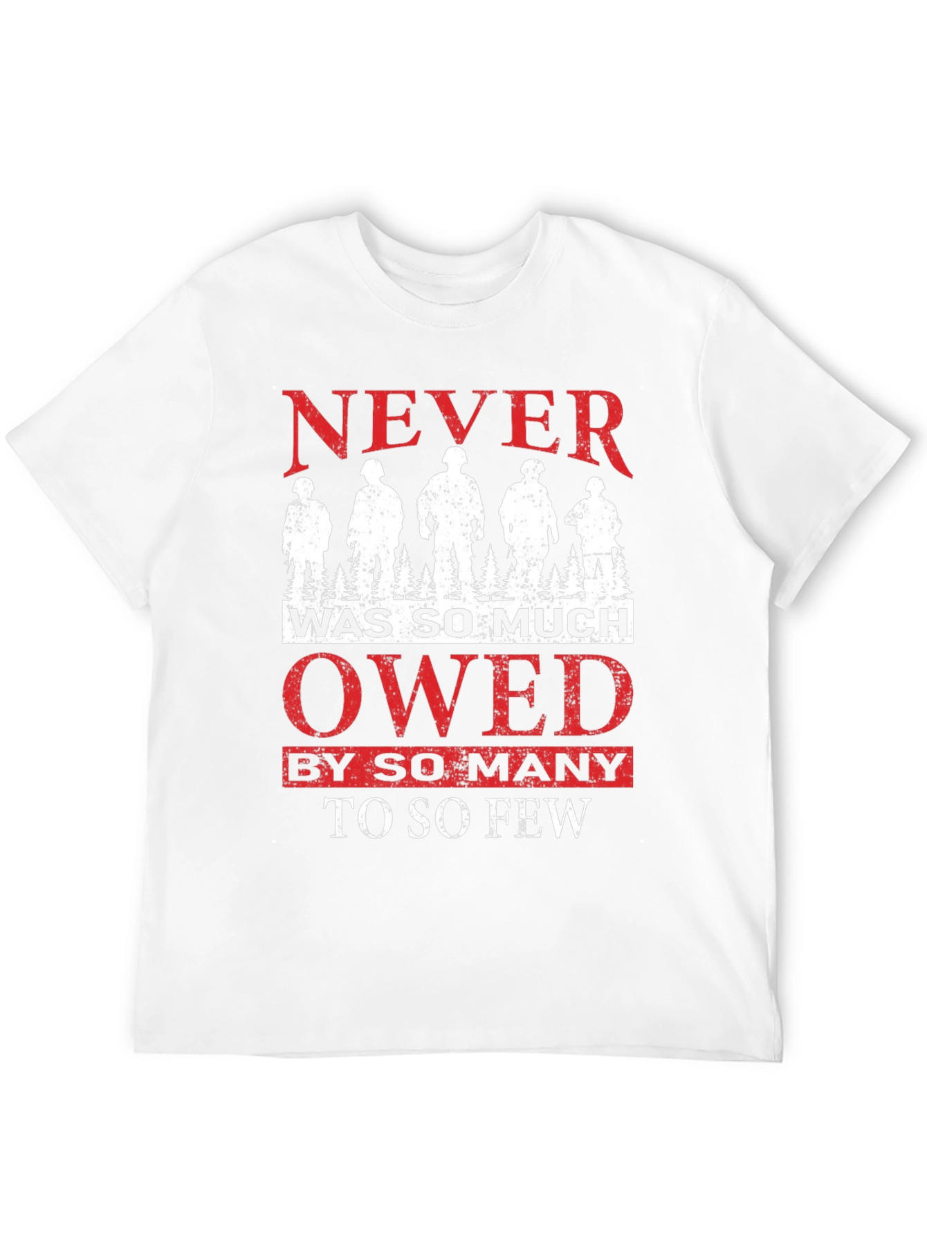 Never Was So Much Owed Mens Graphic Tee