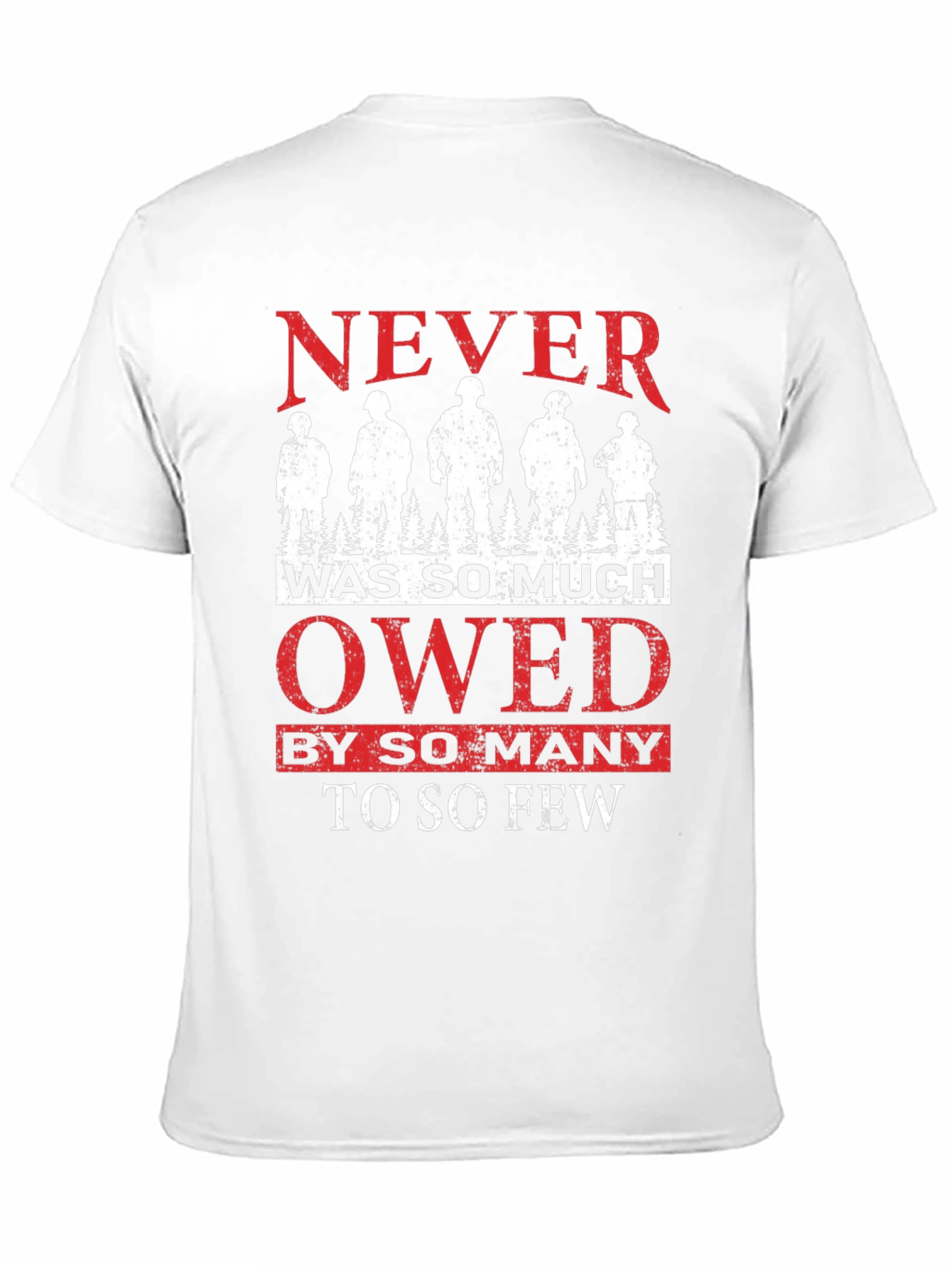 Never Was So Much Owed Mens Graphic Tee