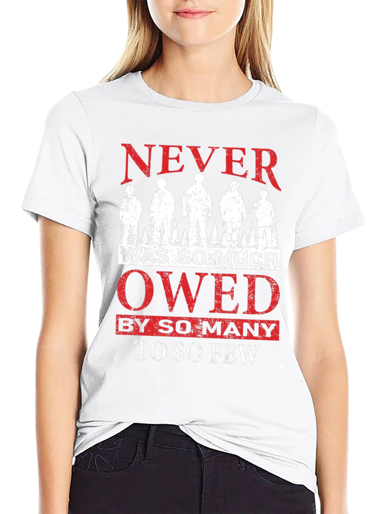 Never Was So Much Owed Mens Graphic Tee