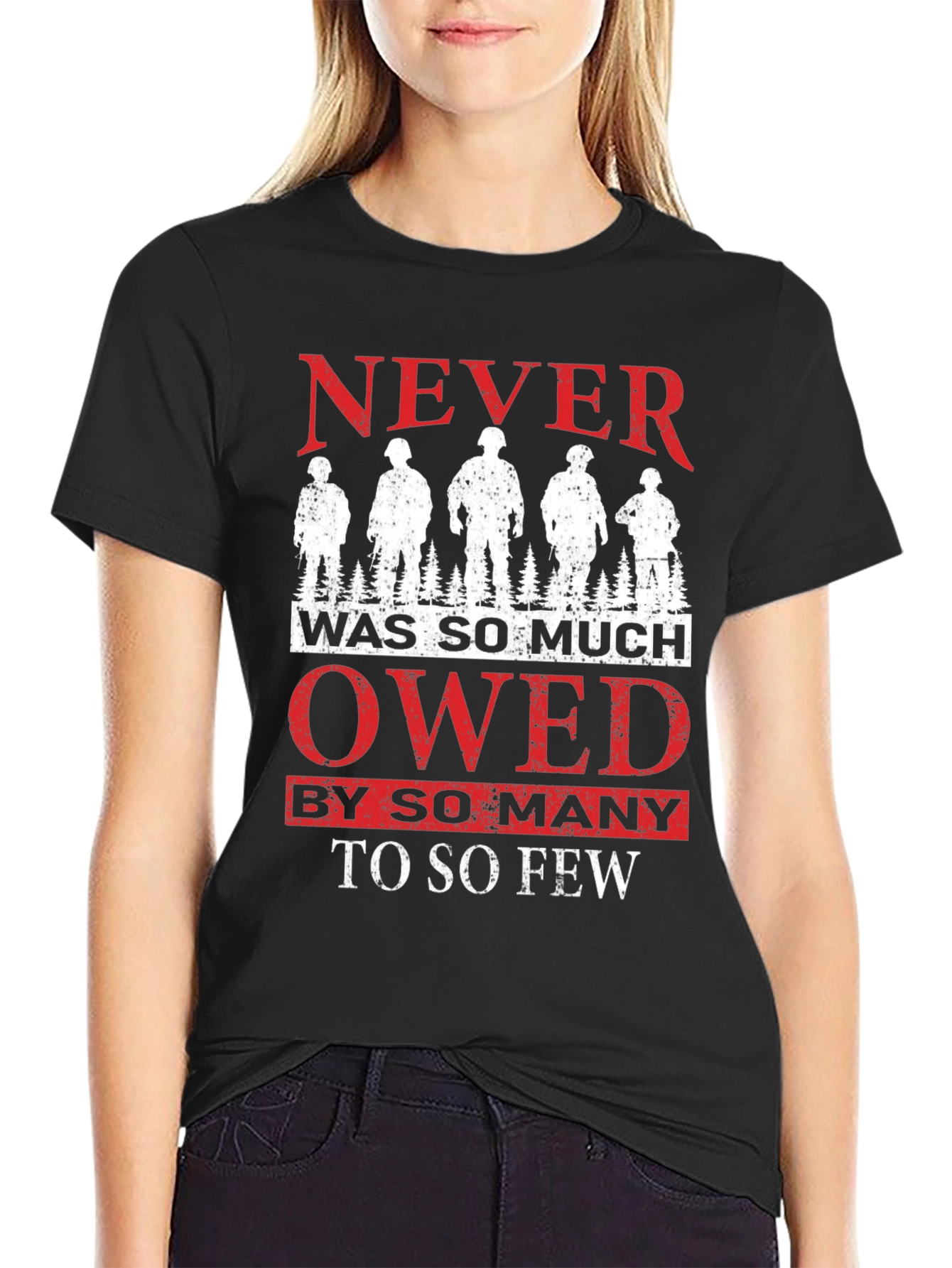 Never Was So Much Owed Mens Graphic Tee
