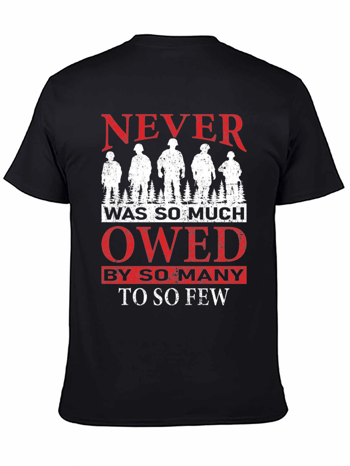 Never Was So Much Owed Mens Graphic Tee