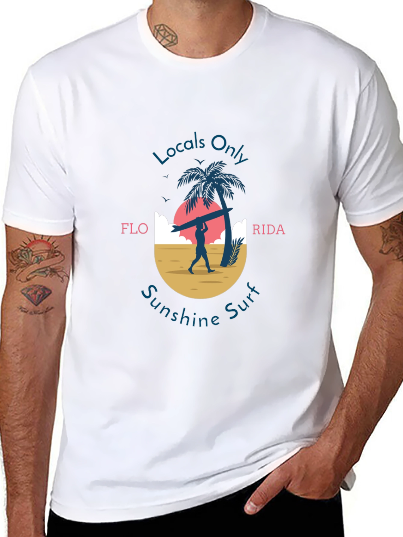 Locals Only Florida Sunshine Surf Graphic Tee