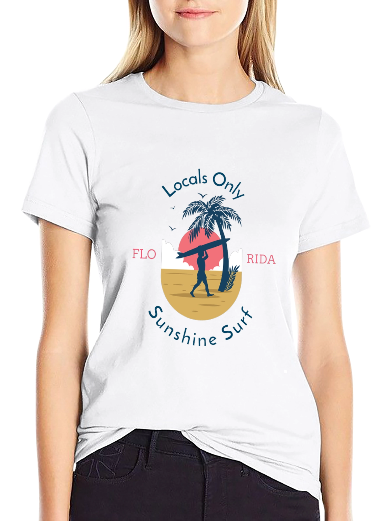 Locals Only Florida Sunshine Surf Graphic Tee