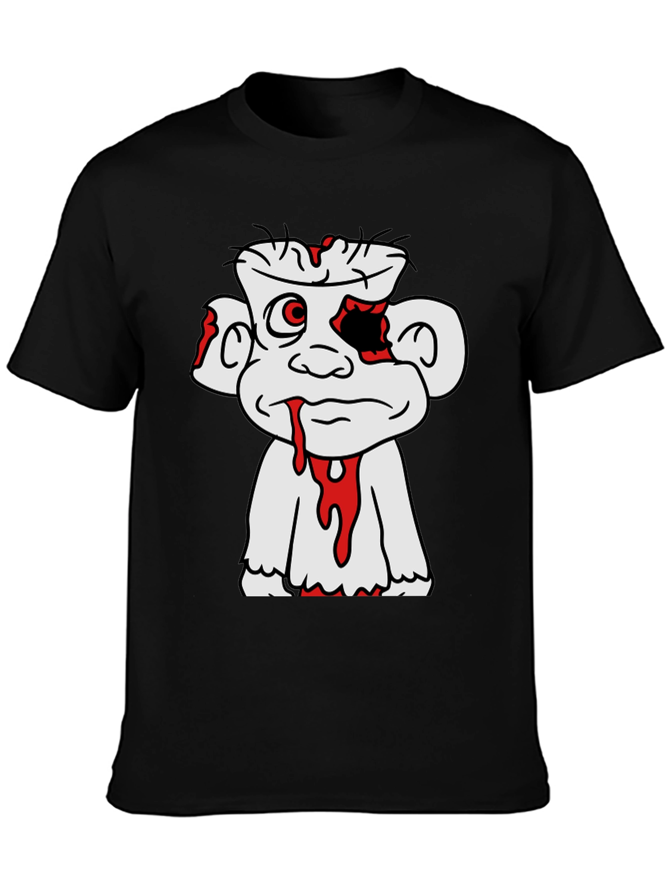 Cartoon Zombie Graphic T-Shirt
