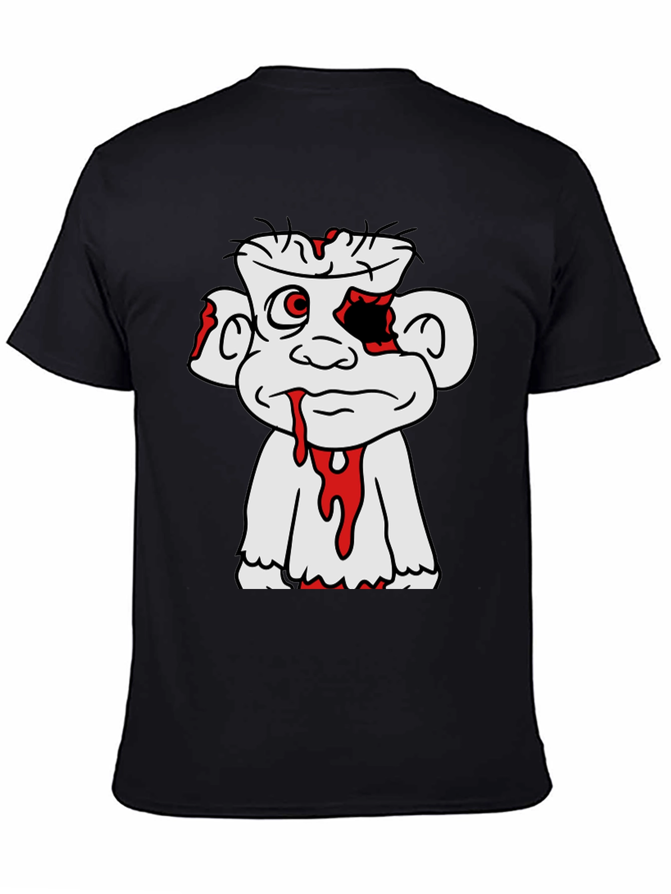 Cartoon Zombie Graphic T-Shirt
