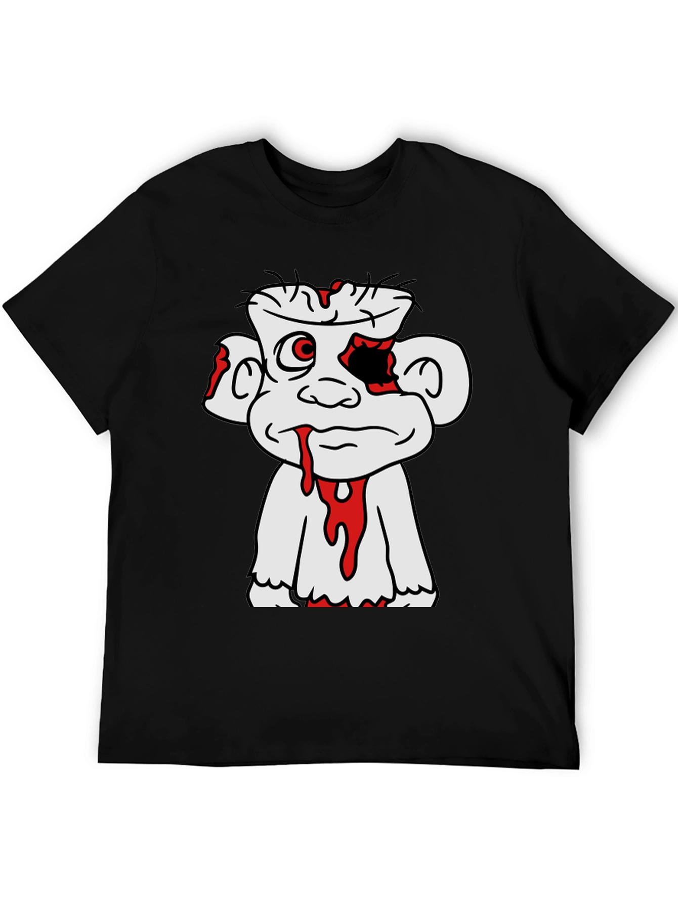 Cartoon Zombie Graphic T-Shirt