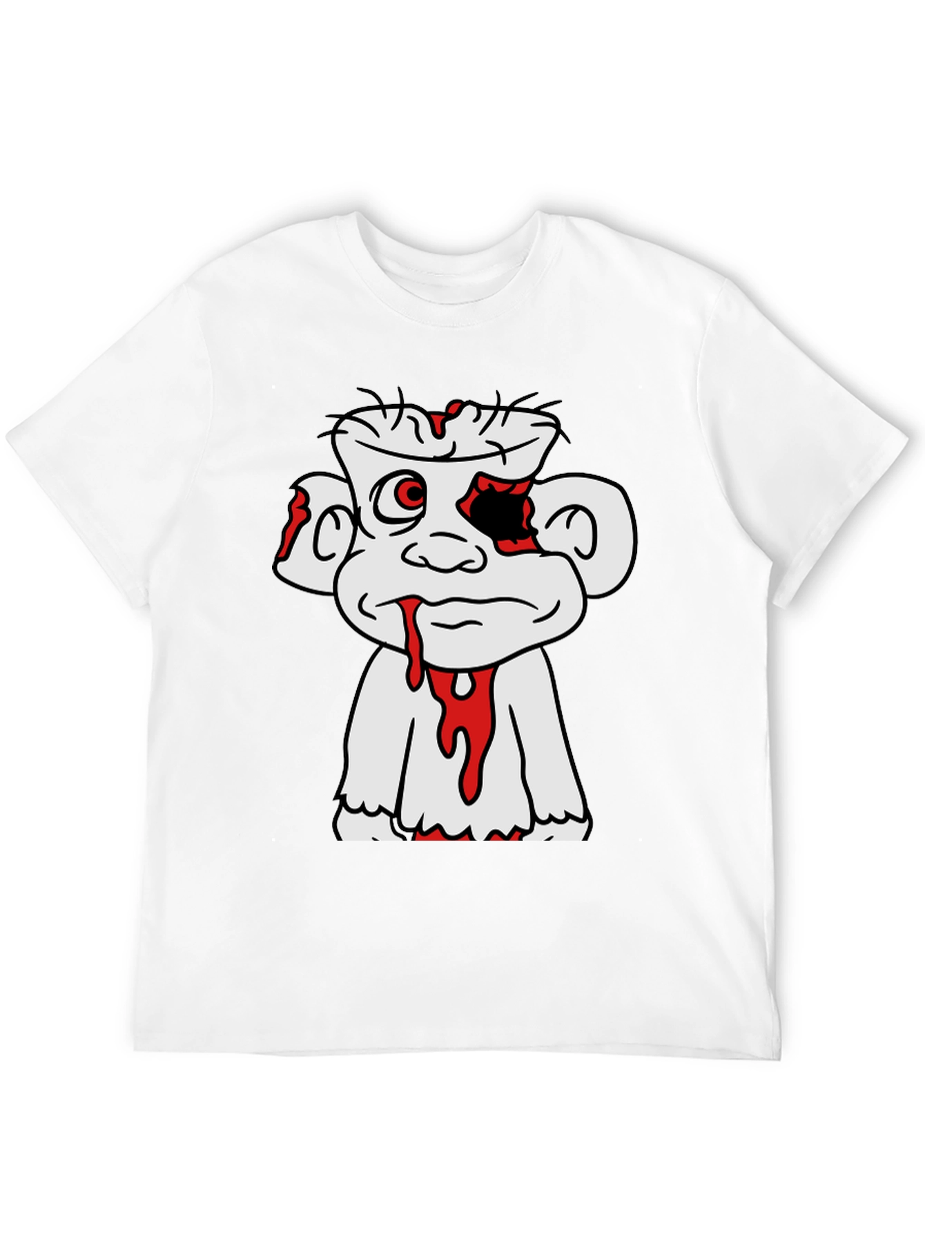 Cartoon Zombie Graphic T-Shirt
