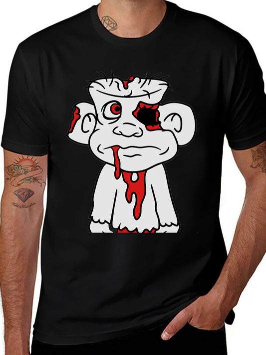 Cartoon Zombie Graphic T-Shirt