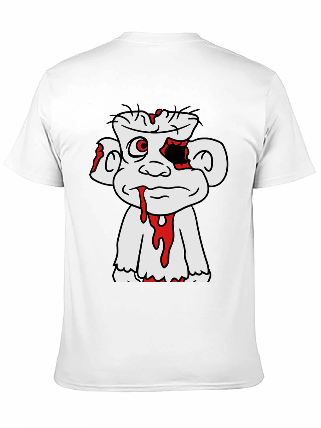Cartoon Zombie Graphic T-Shirt