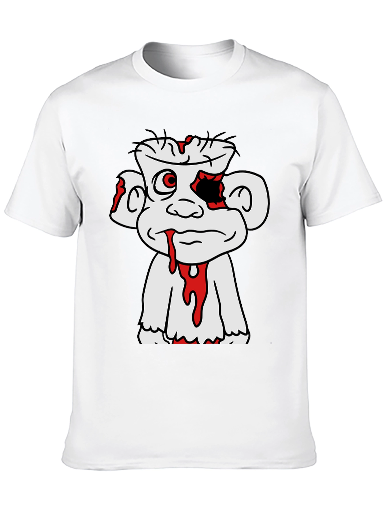 Cartoon Zombie Graphic T-Shirt