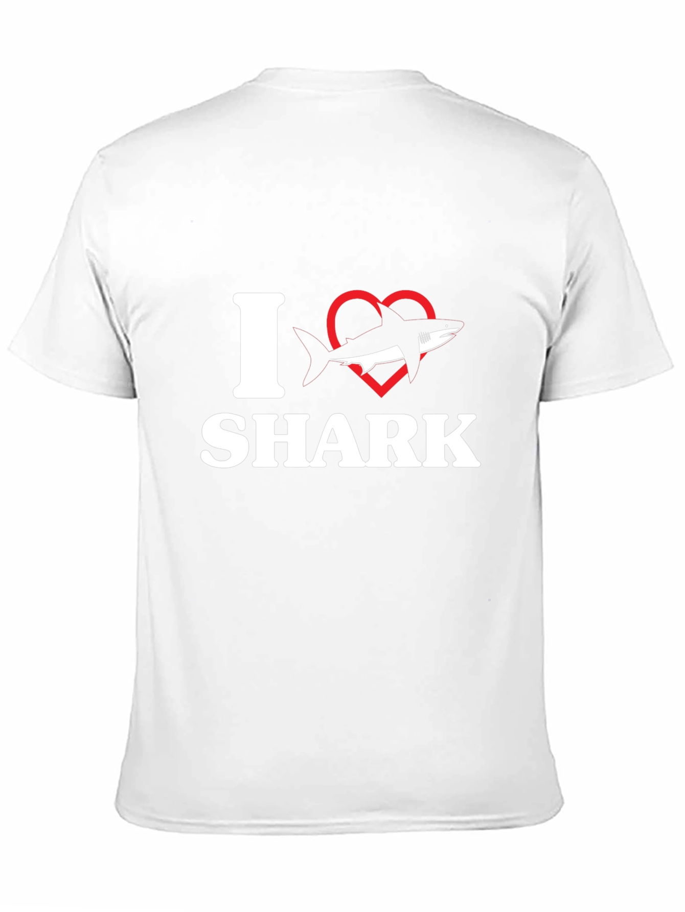 I Love Sharks T-Shirt - Black