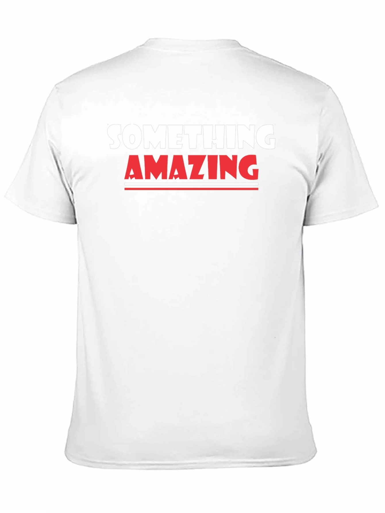 Something Amazing Graphic Tee - Black Cotton T-Shirt