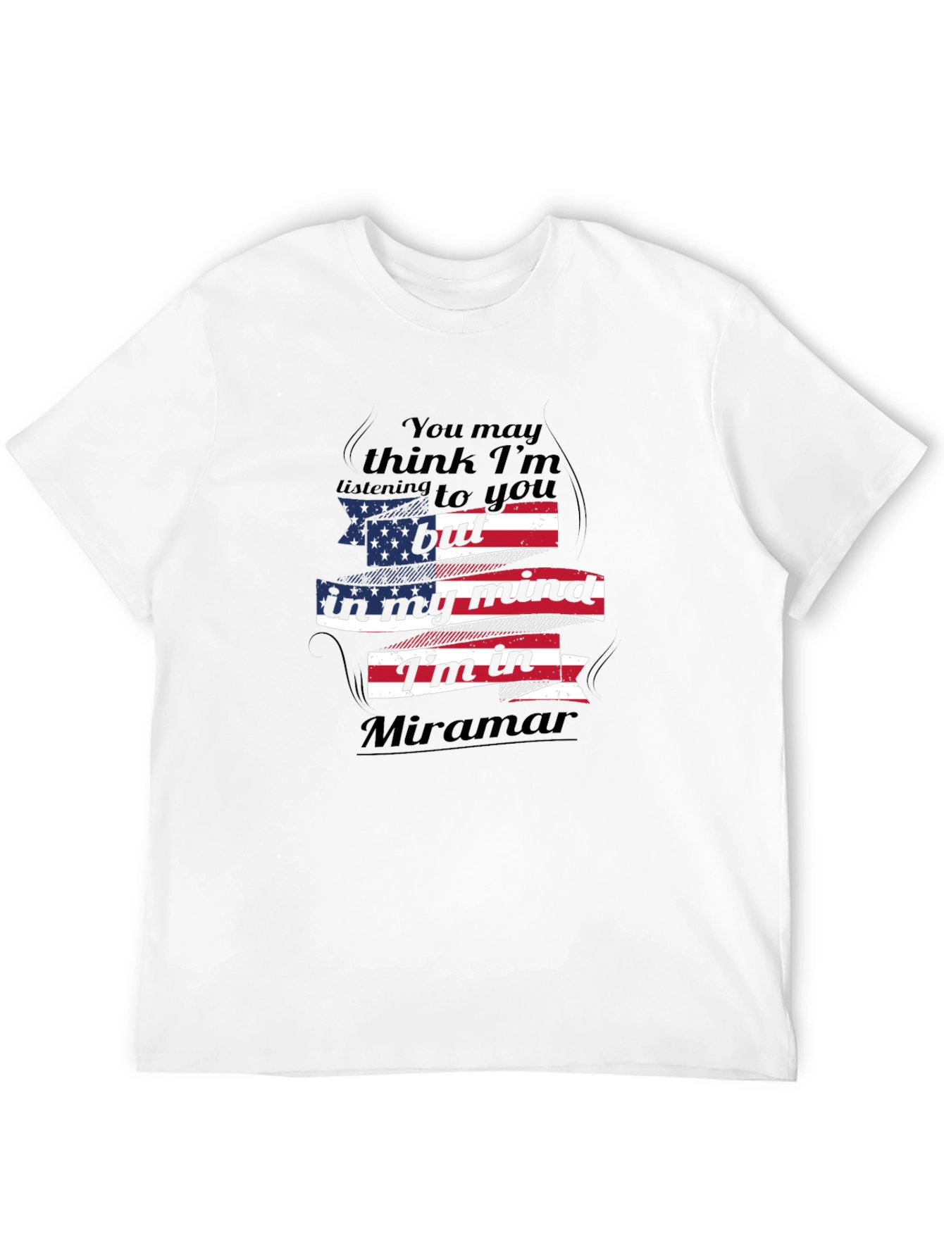 Miramar Mind T-Shirt - Patriotic Novelty Tee