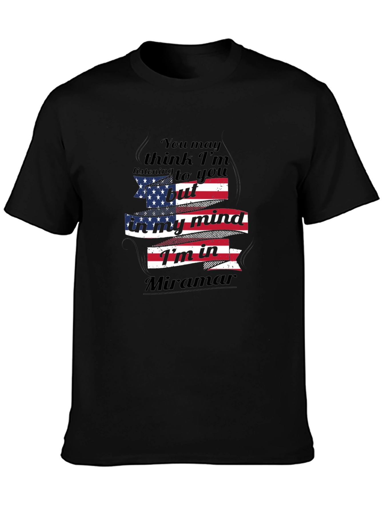Miramar Mind T-Shirt - Patriotic Novelty Tee