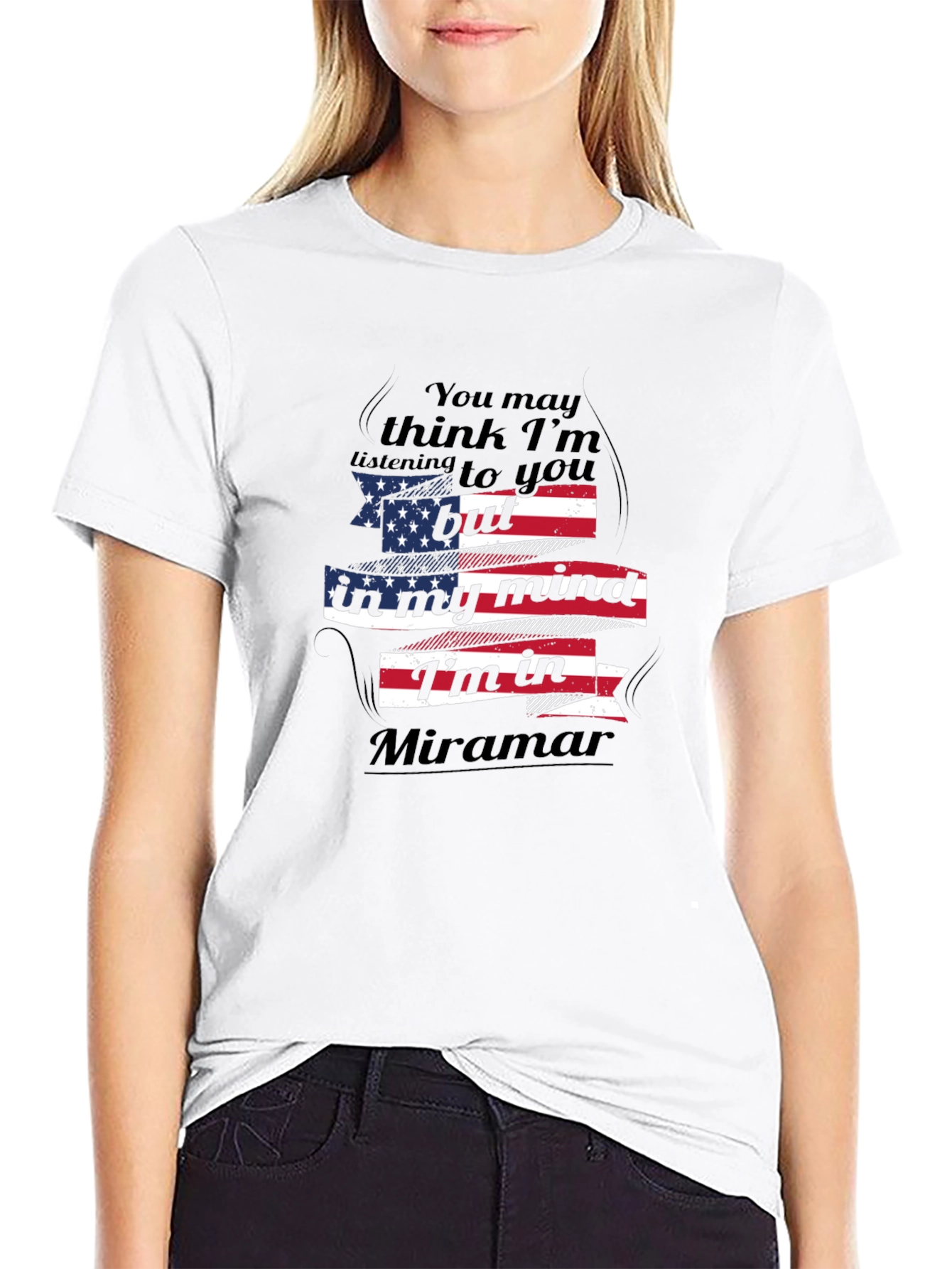 Miramar Mind T-Shirt - Patriotic Novelty Tee