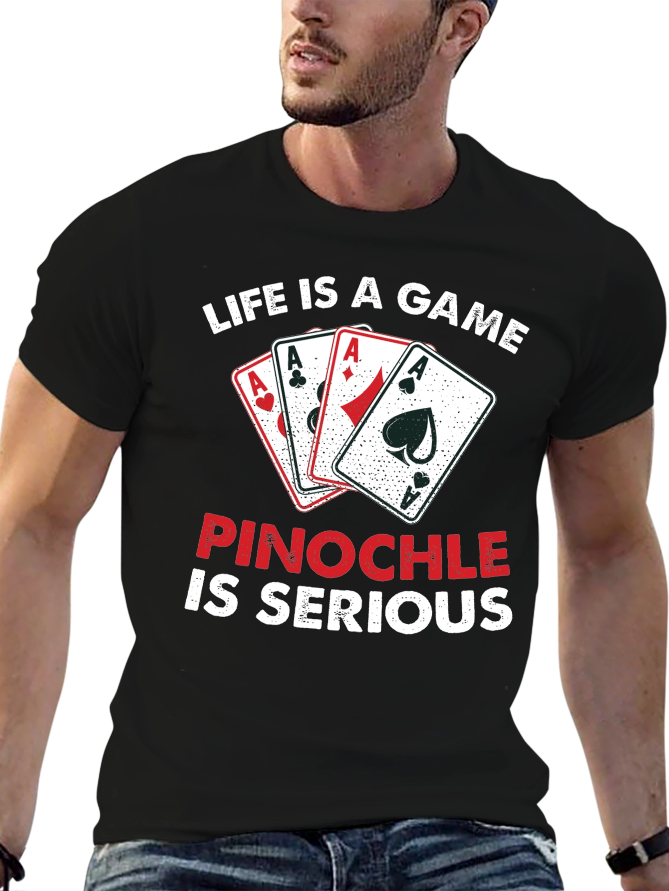 Life is a Game Pinochle T-Shirt