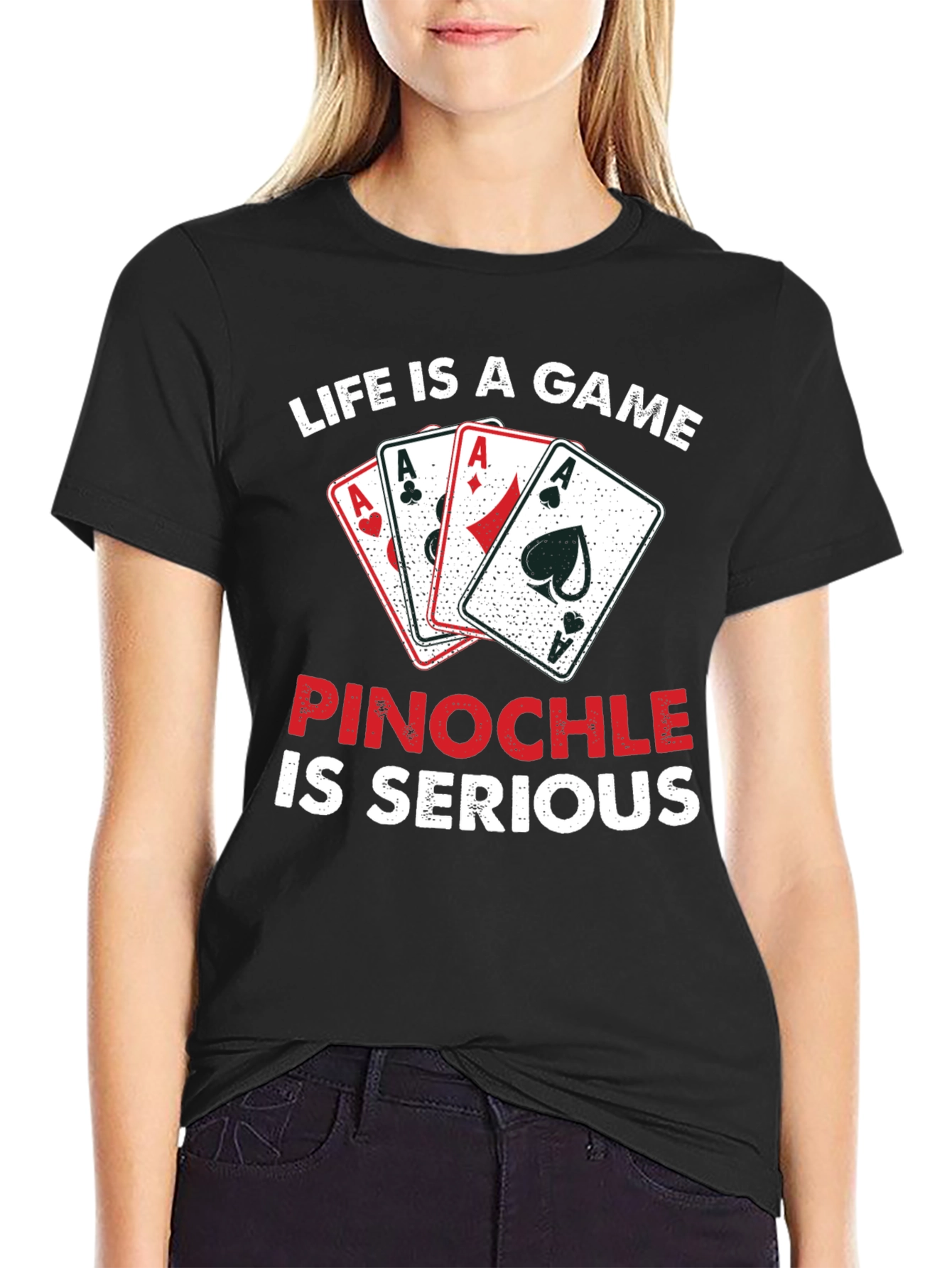 Life is a Game Pinochle T-Shirt