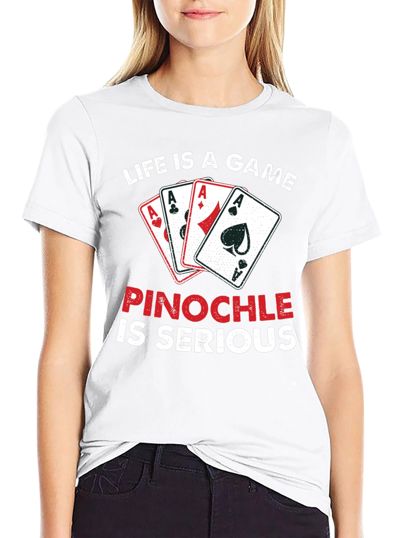 Life is a Game Pinochle T-Shirt