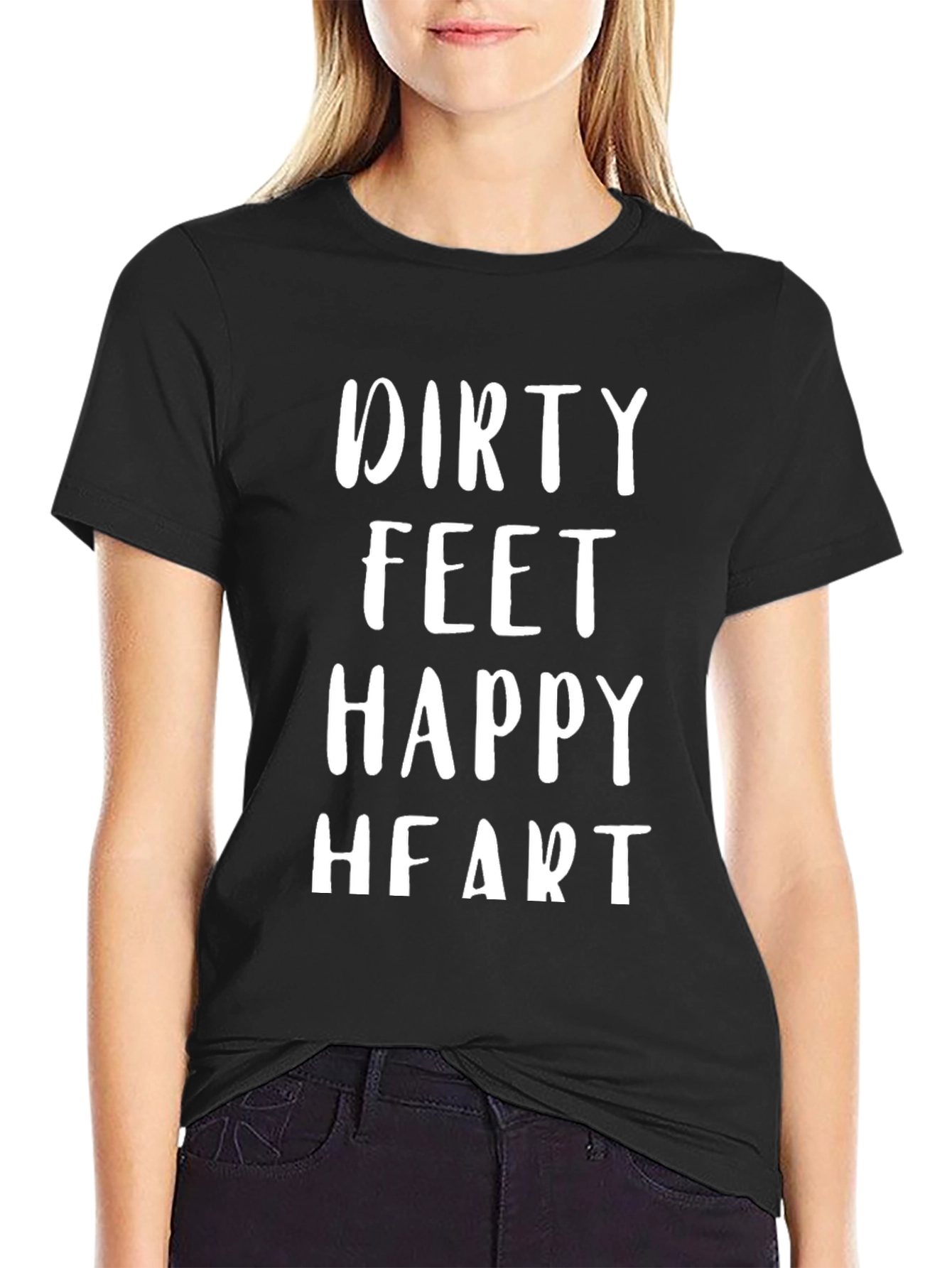 Dirty Feet Happy Heart Graphic Tee