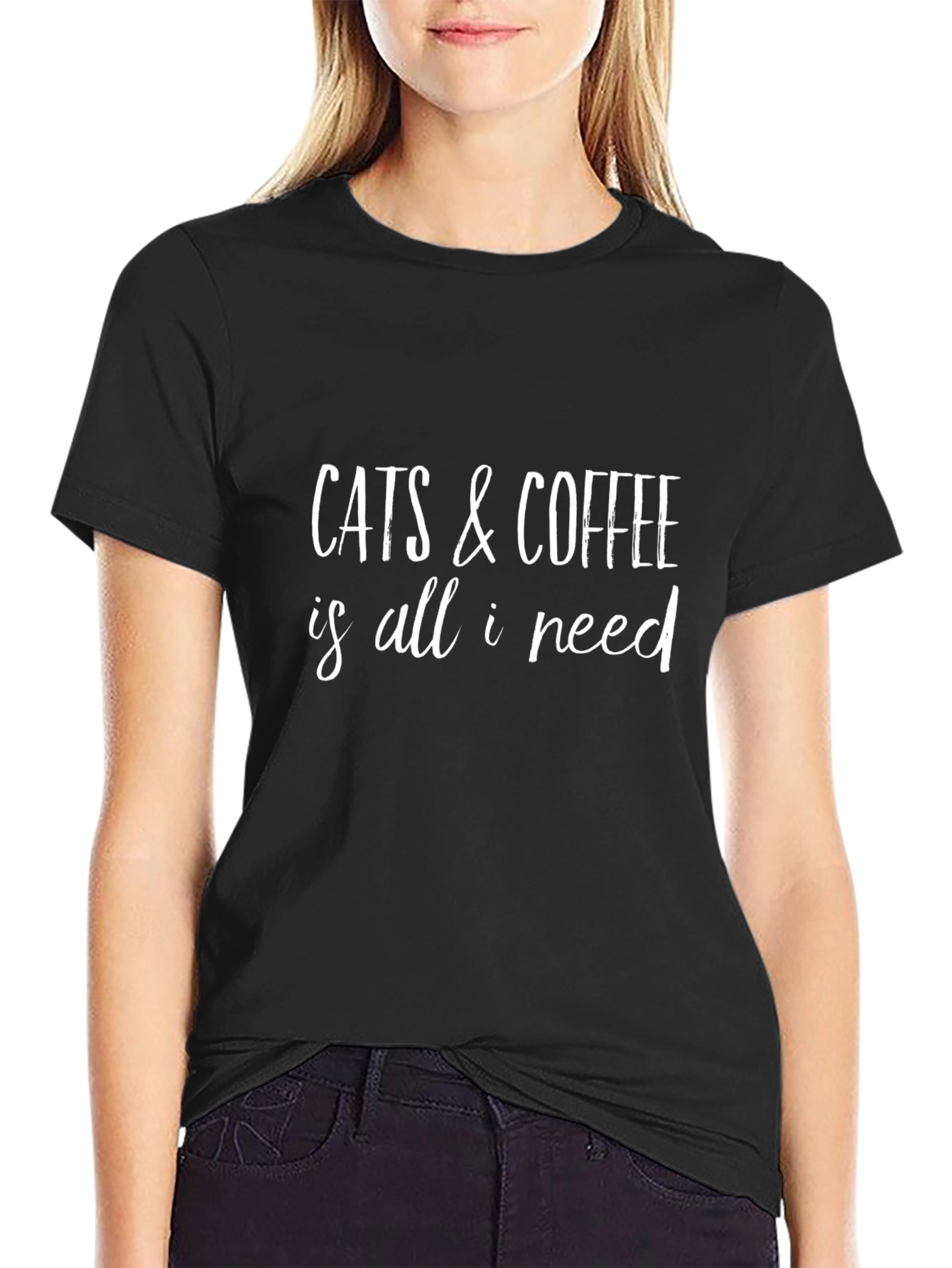 Cats & Coffee T-Shirt - Unisex Tee