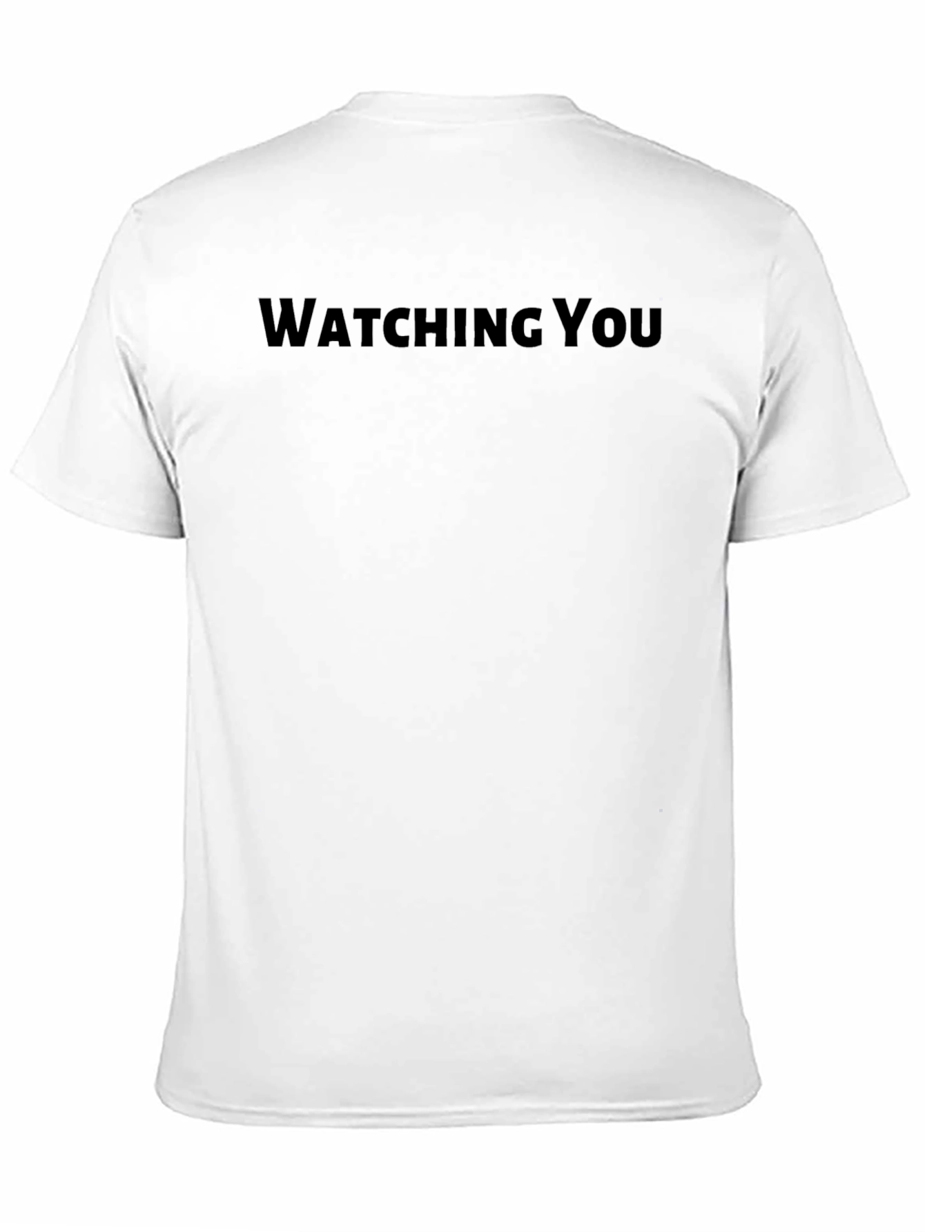 Watching You Graphic Tee - Classic Black