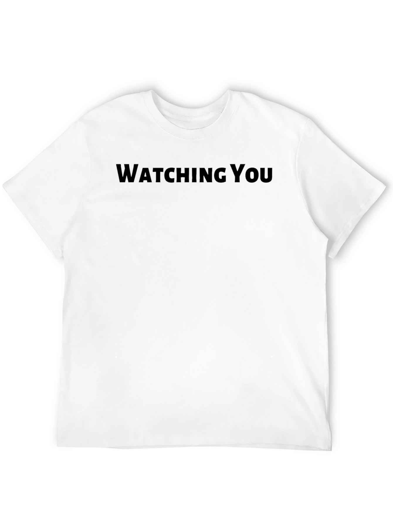 Watching You Graphic Tee - Classic Black