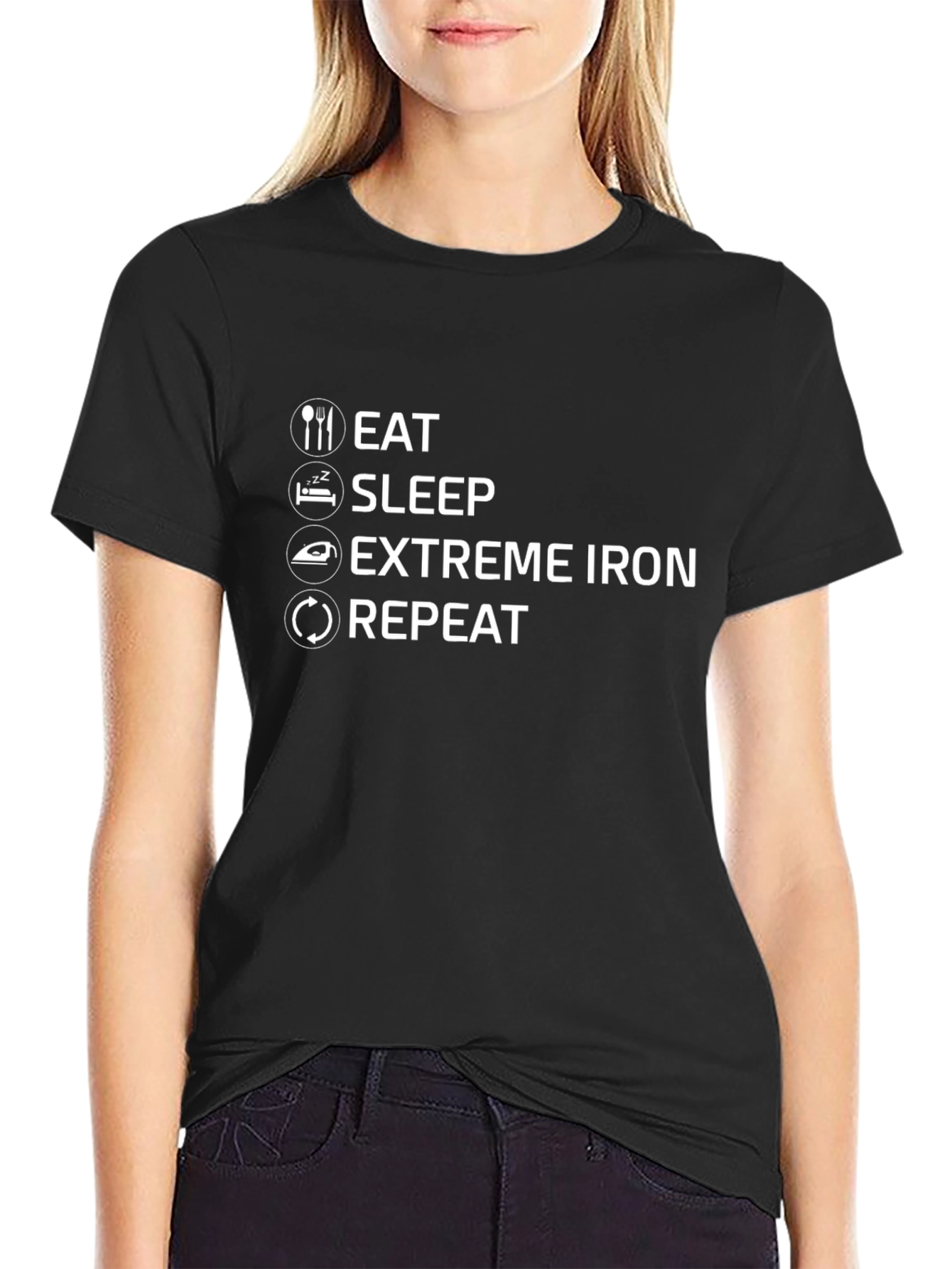 Eat Sleep Extreme Iron Repeat T-Shirt