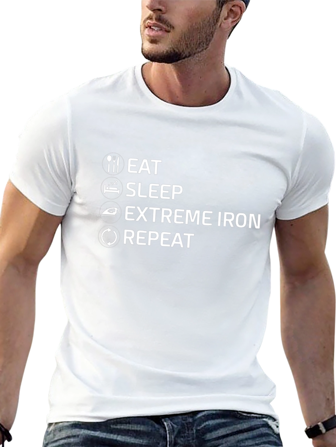 Eat Sleep Extreme Iron Repeat T-Shirt